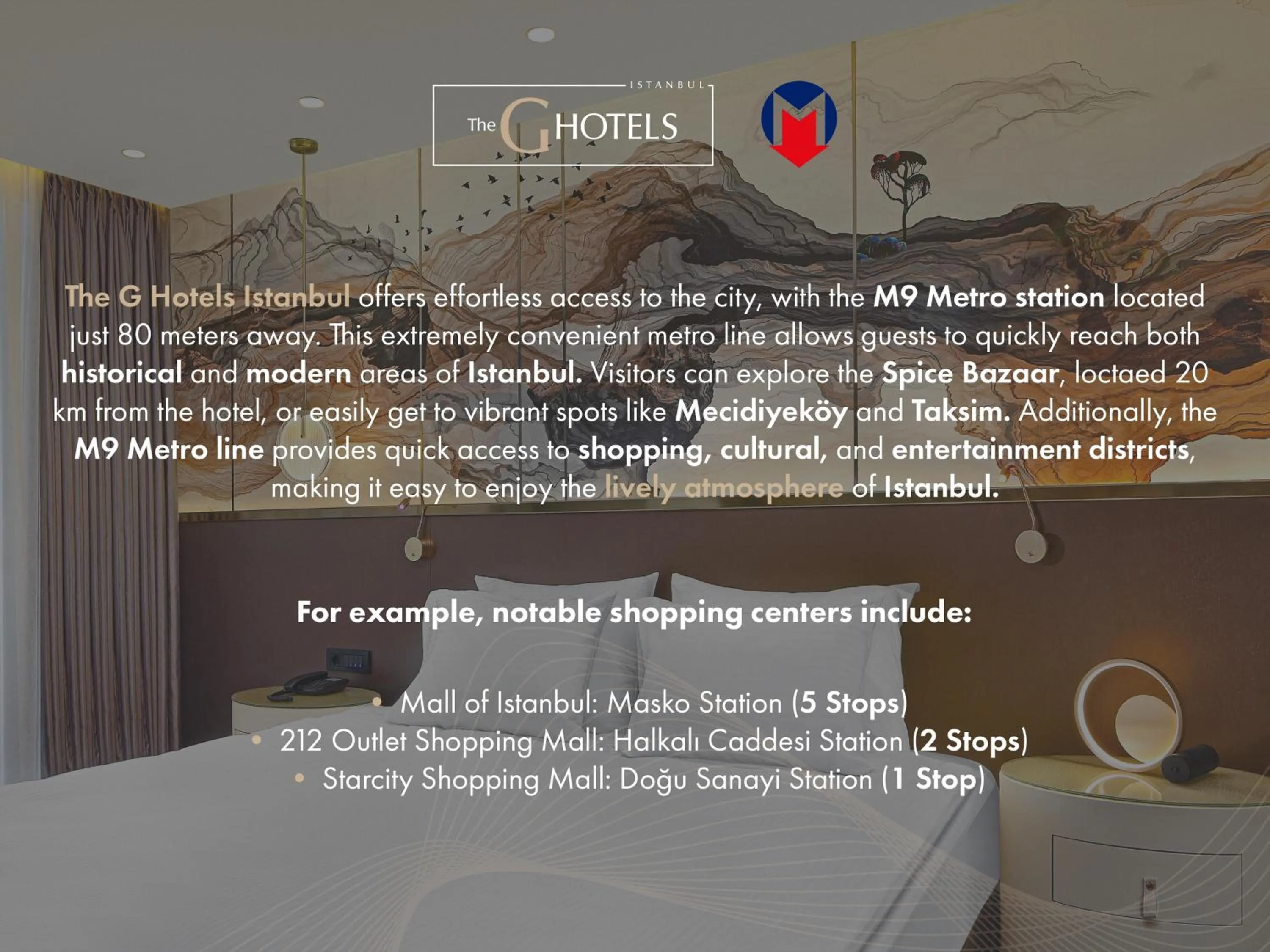 Location in The G Hotels Istanbul