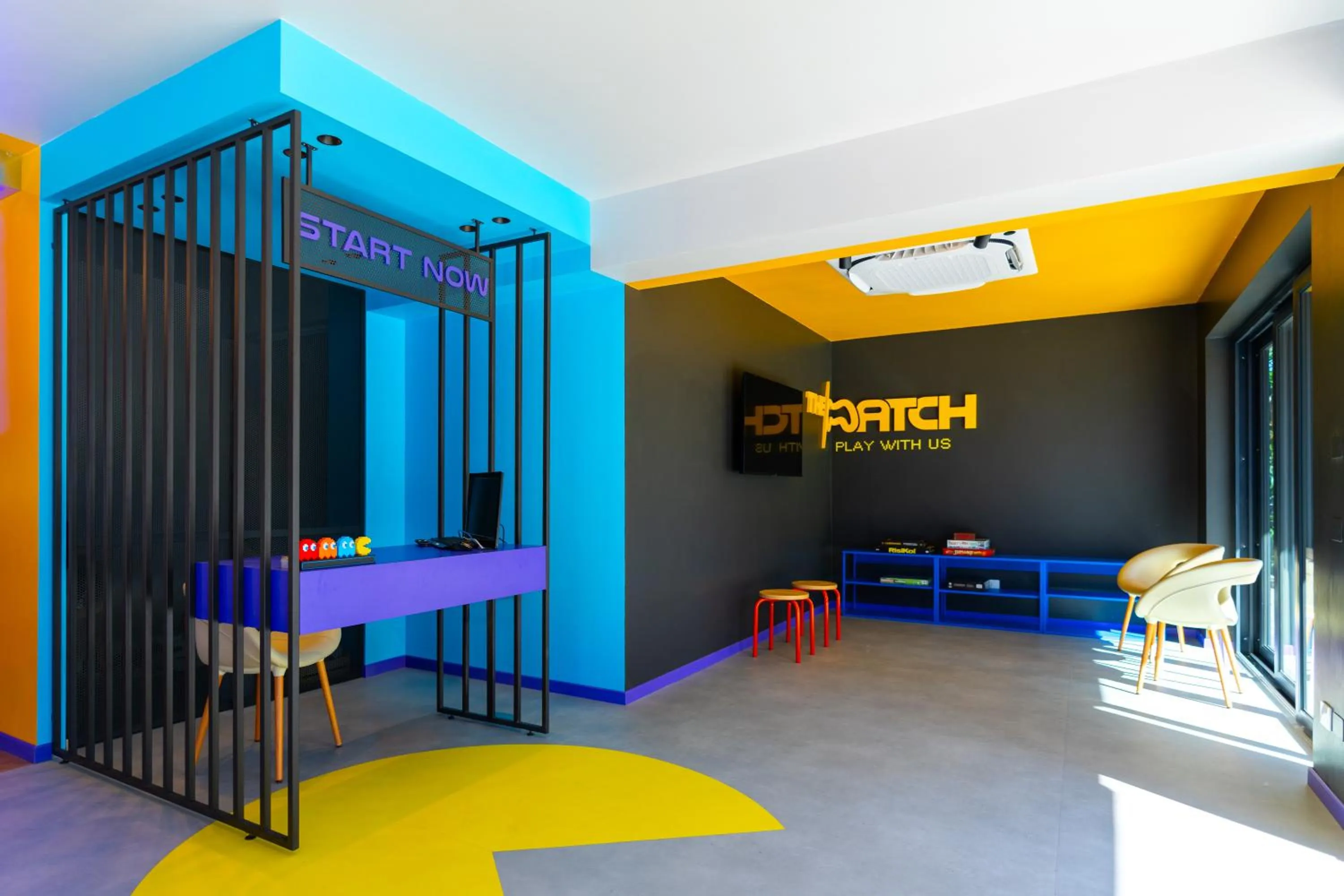 Lobby or reception in The Match Hotel