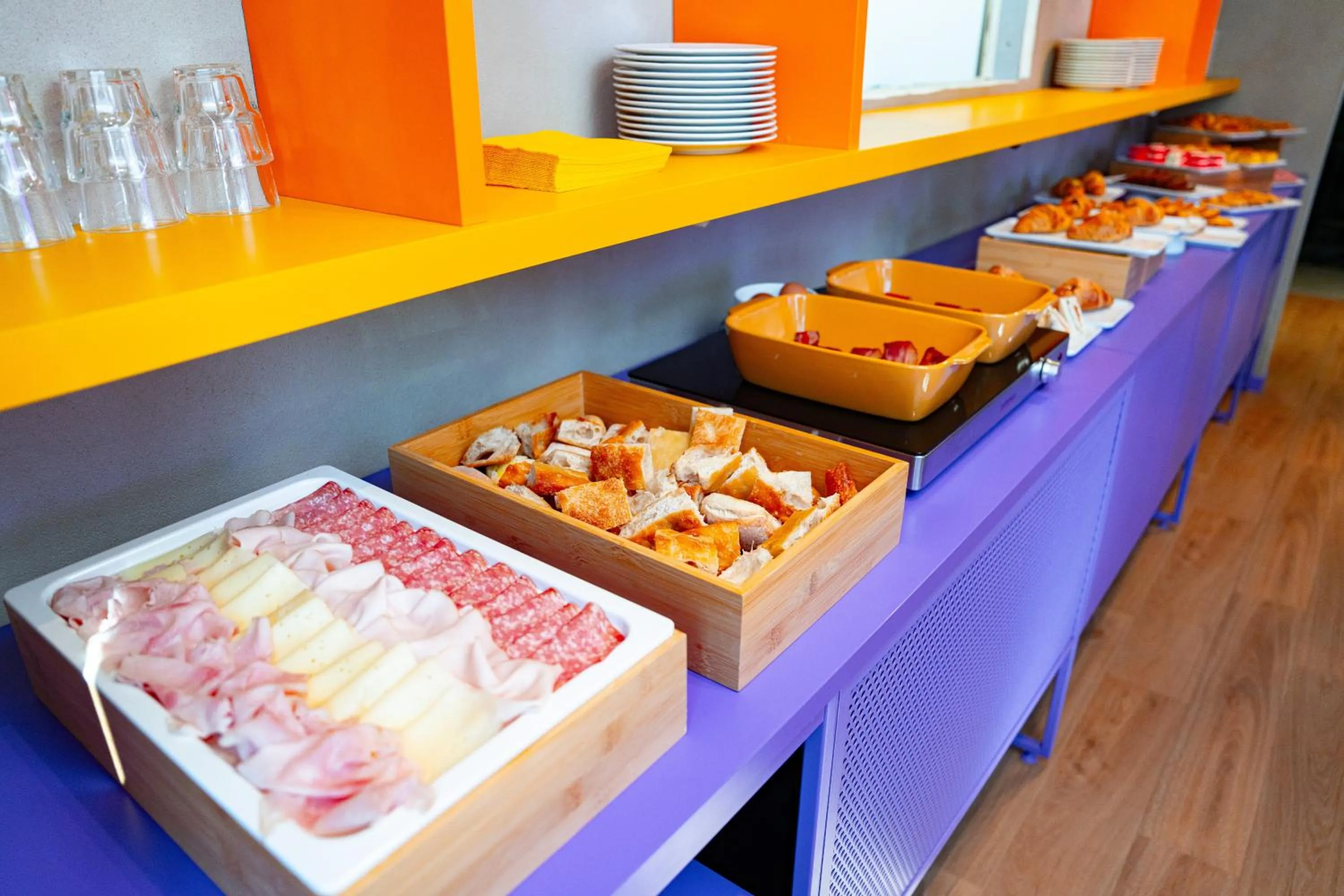 Buffet breakfast in The Match Hotel