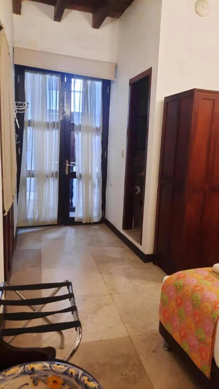 Decorative detail, Bed in Casa Cordoba Román