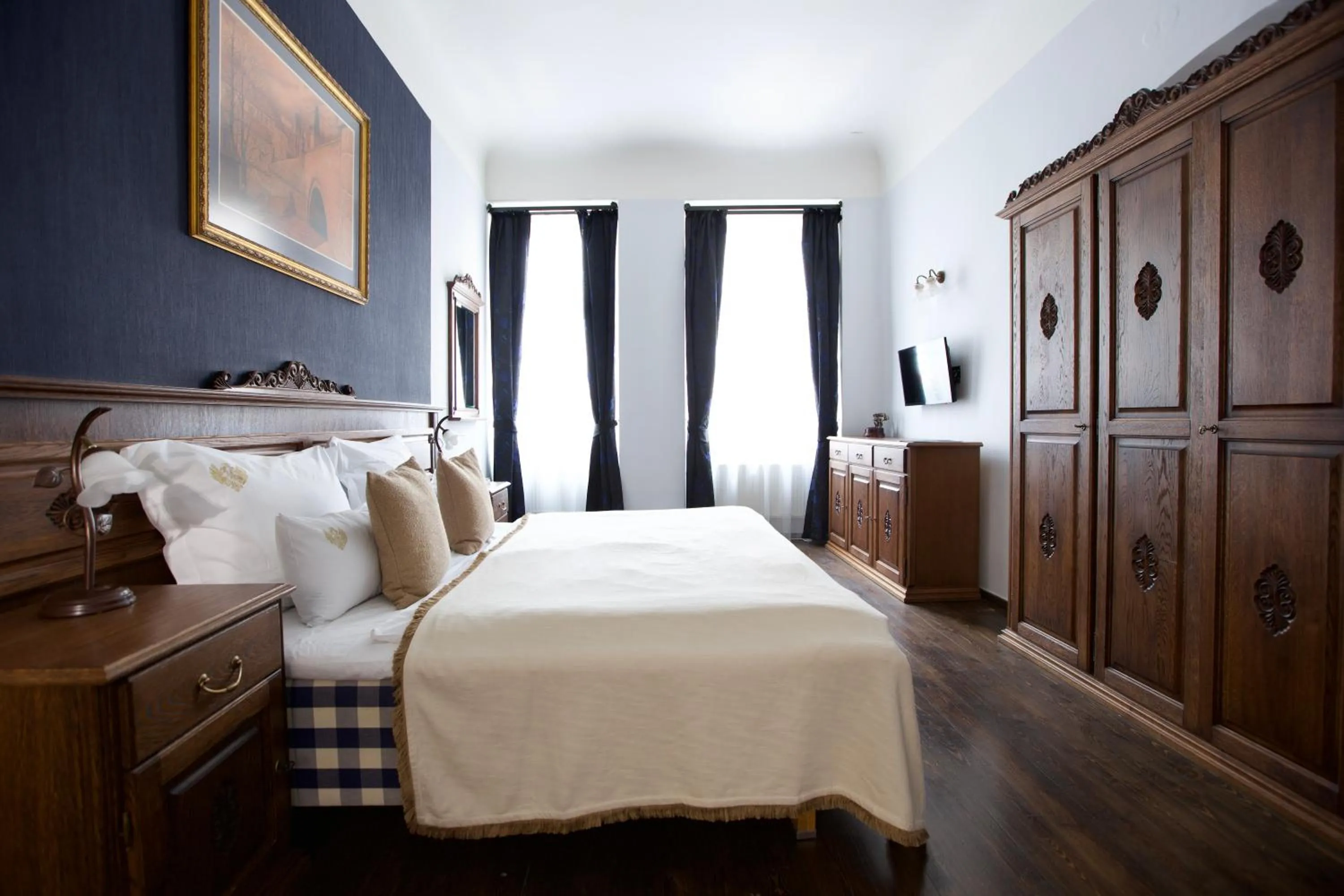 Bed in Hotel Residence U Černého Orla