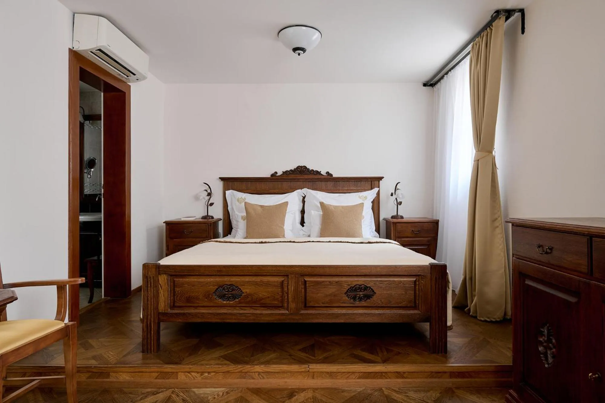 Bedroom, Bed in Hotel Residence U Černého Orla