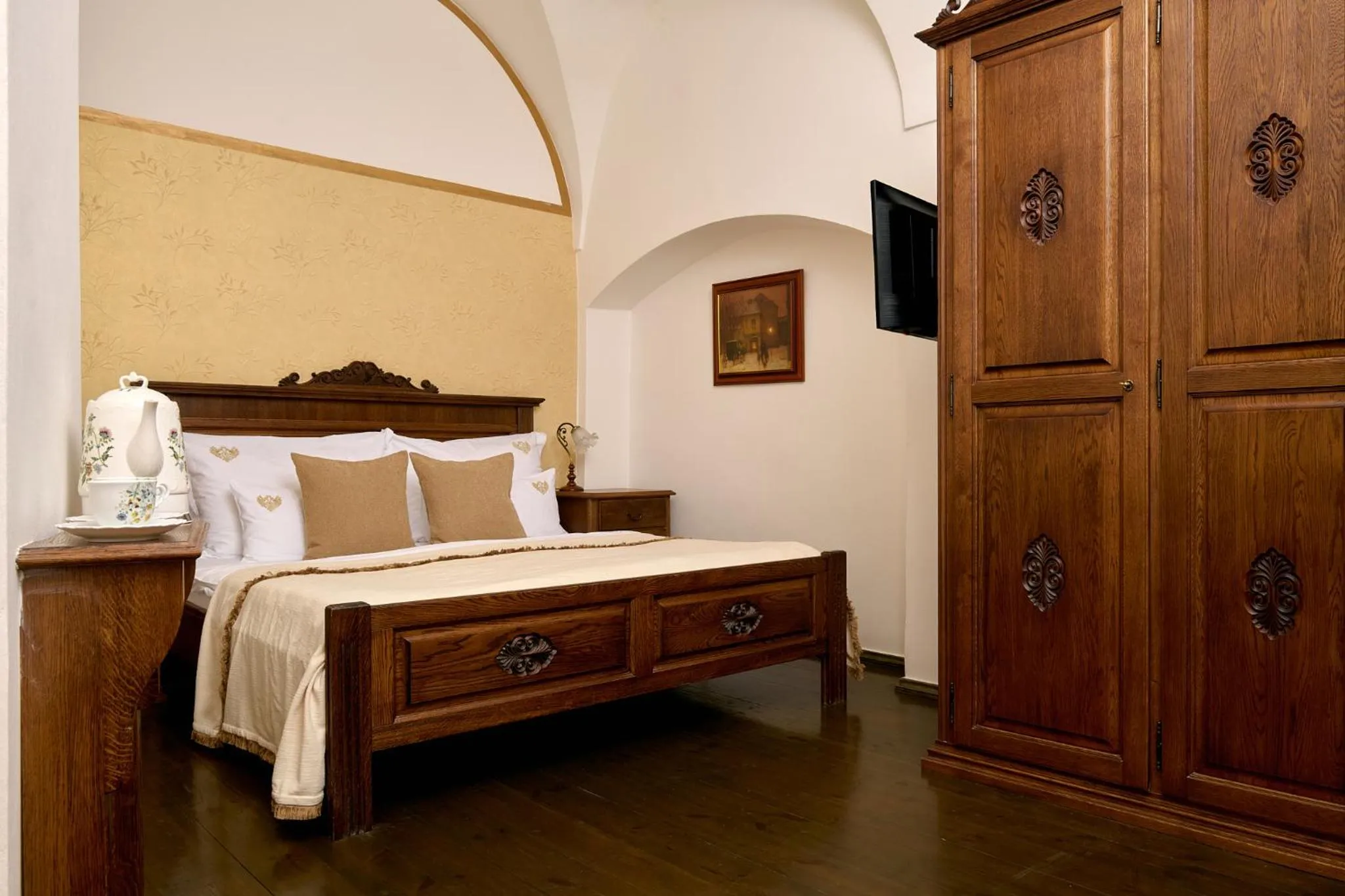 Bed in Hotel Residence U Černého Orla