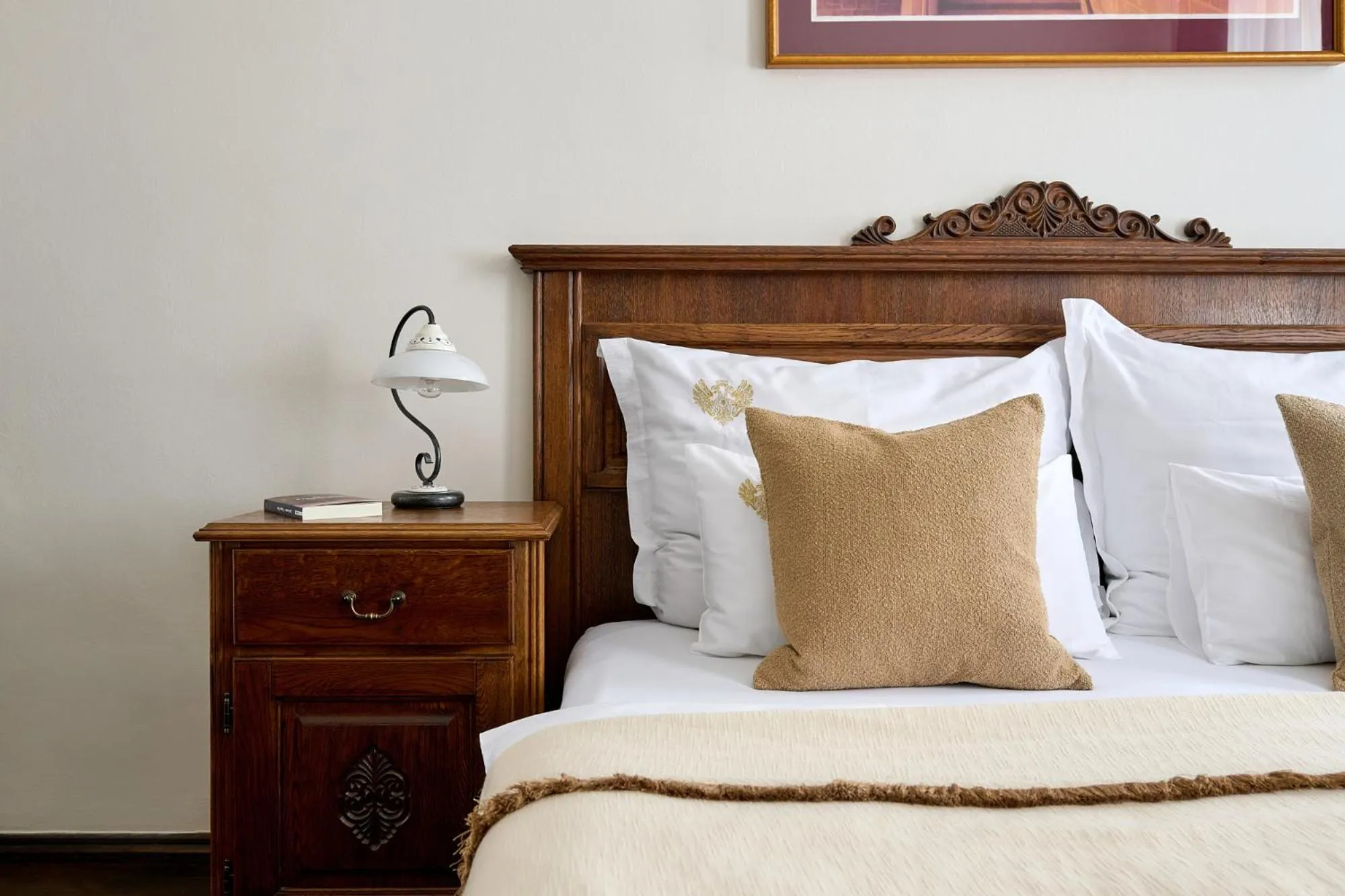 Bed in Hotel Residence U Černého Orla