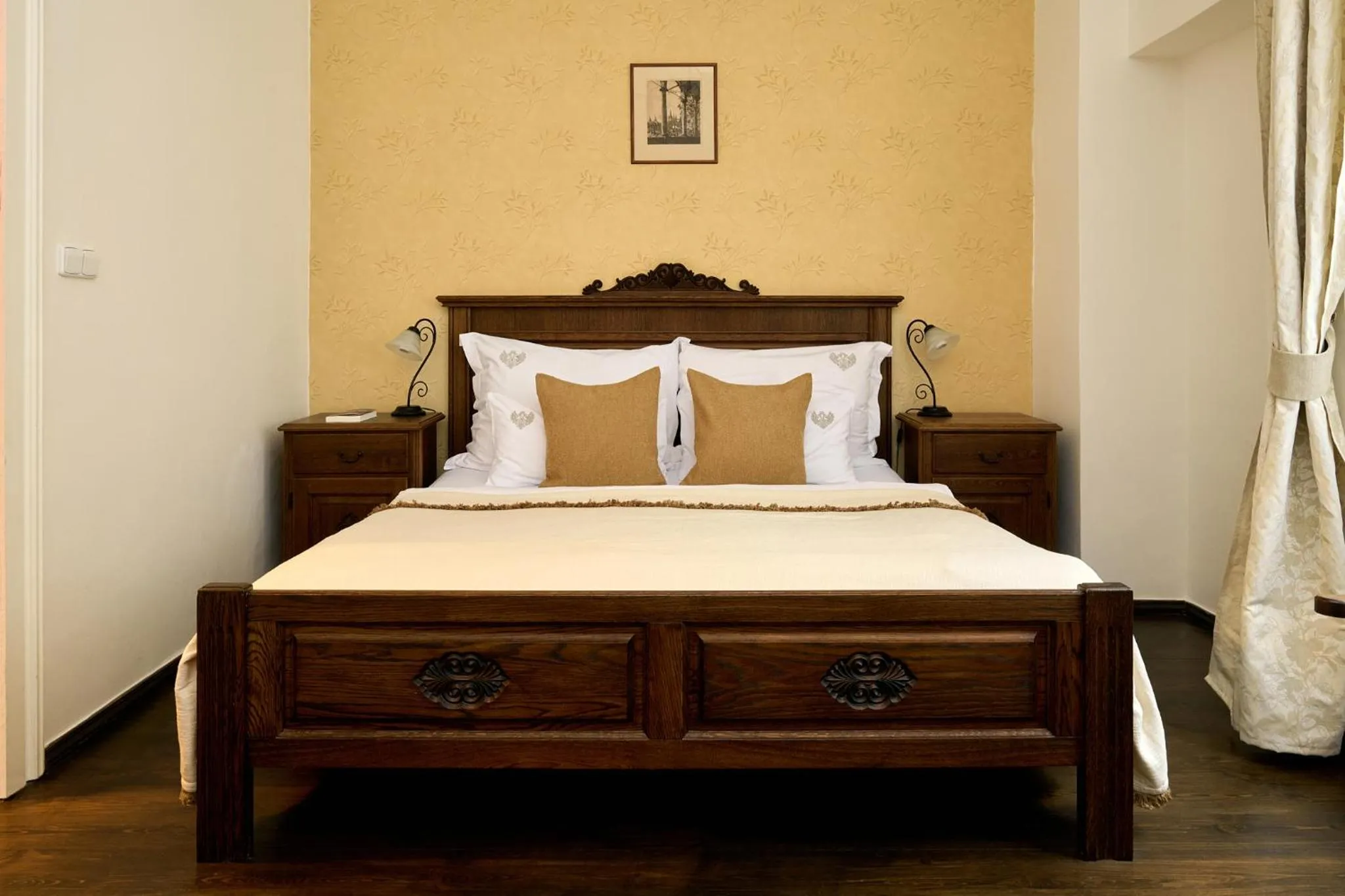 Bed in Hotel Residence U Černého Orla