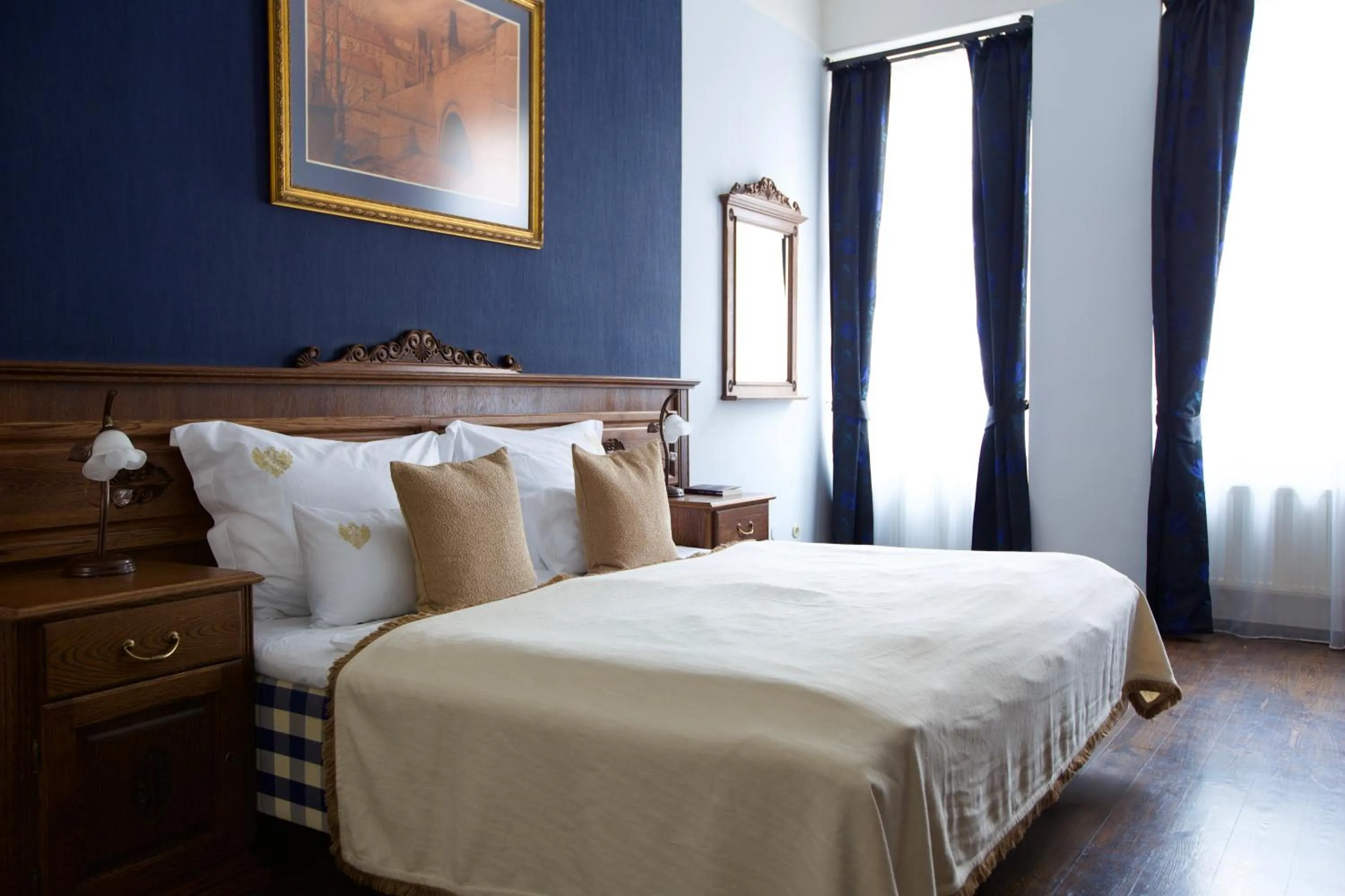 Bed in Hotel Residence U Černého Orla