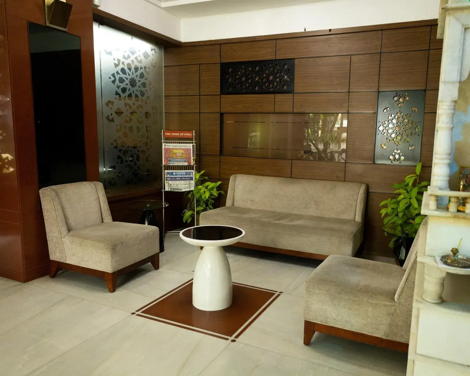 Lobby or reception in Hotel Ambience Excellency, Wakad, Pune Lobby or reception in Hotel Ambience Excellency, Wakad, Pune