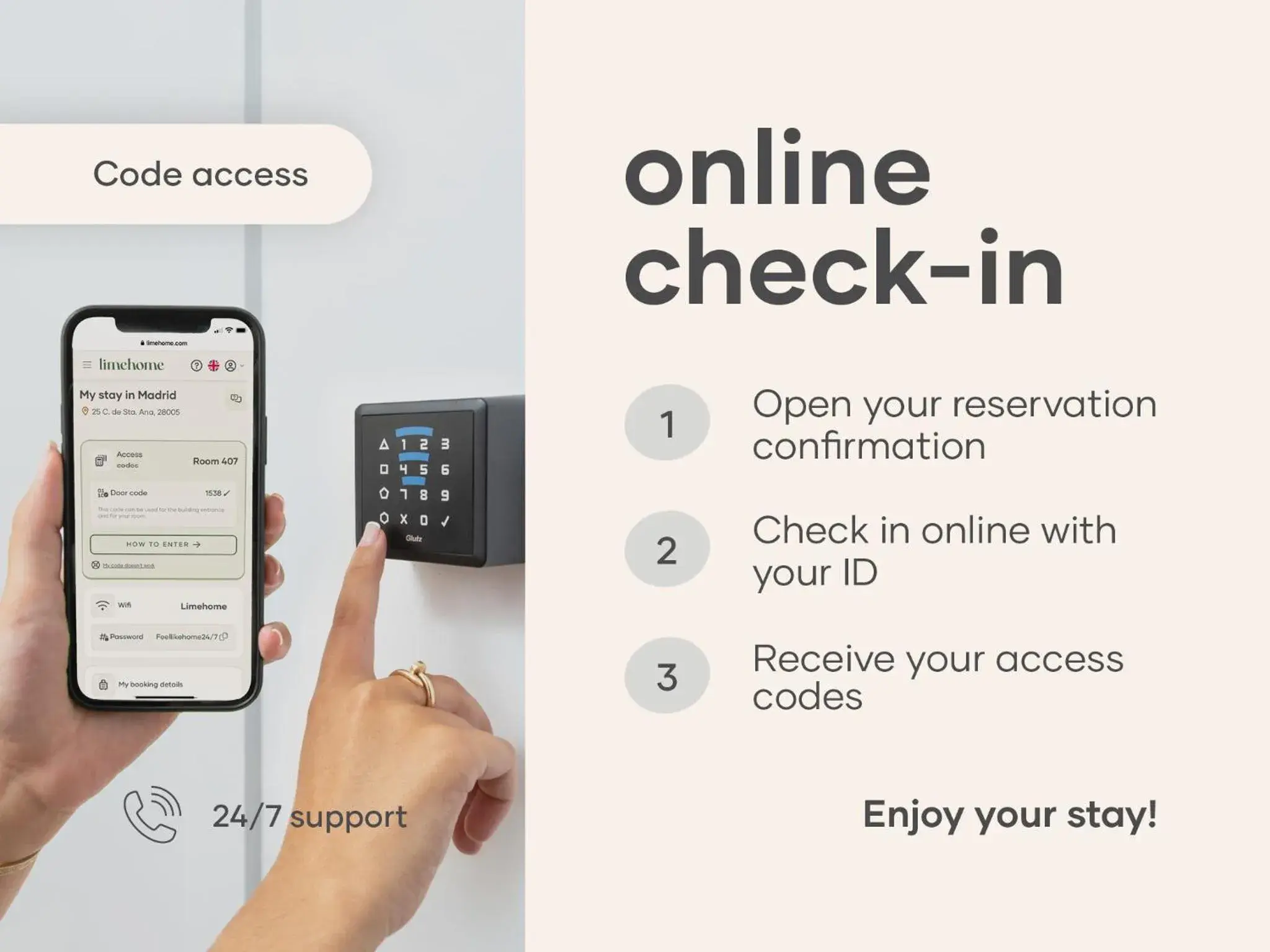 One-Bedroom Apartment with terrace - disability access in limehome Málaga Calle Ancha del Carmen - Digital Access One-Bedroom Apartment with terrace - disability access in limehome Málaga Calle Ancha del Carmen - Digital Access