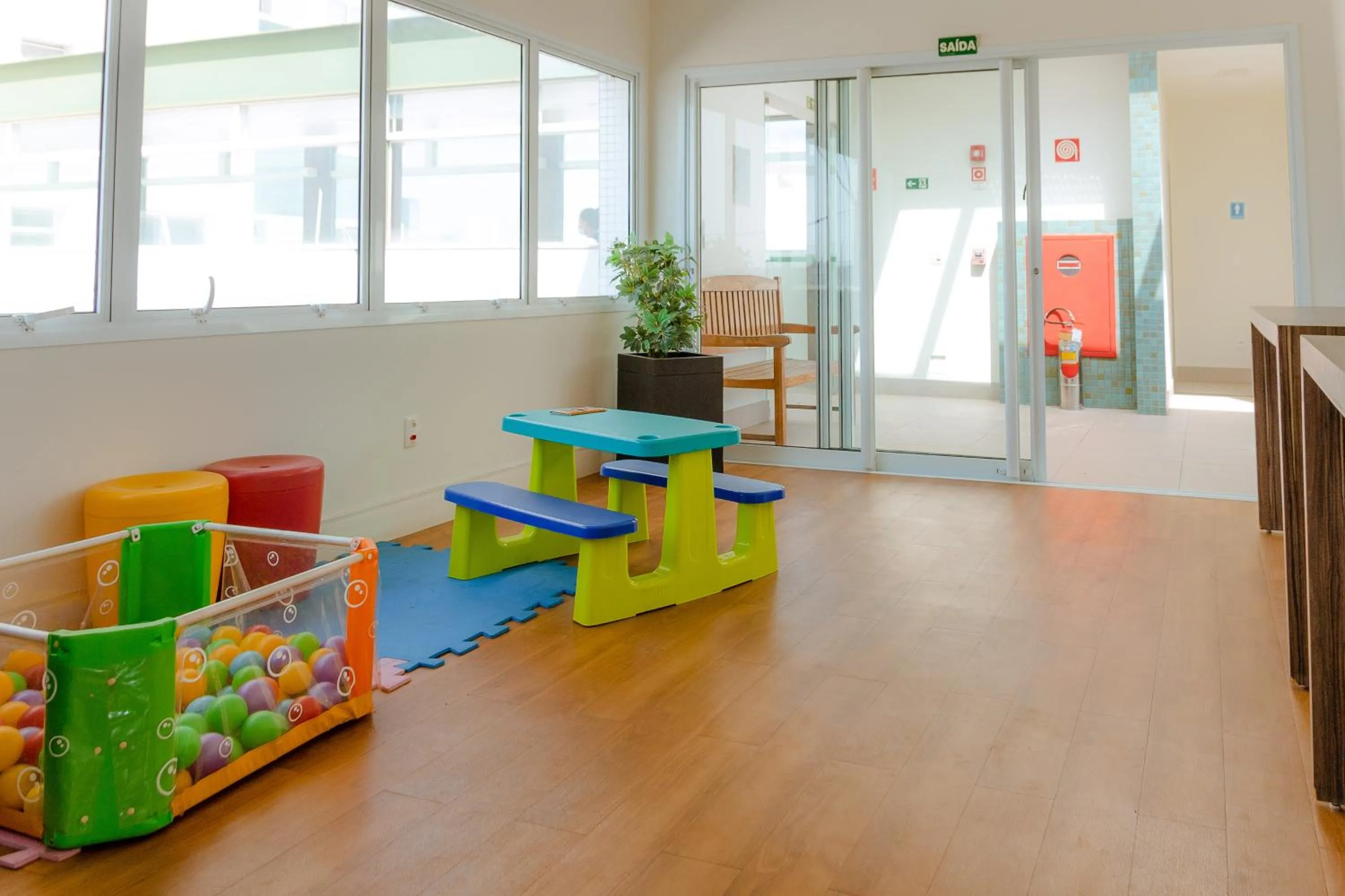 Seating area in Porto Feliz Executive Hotel