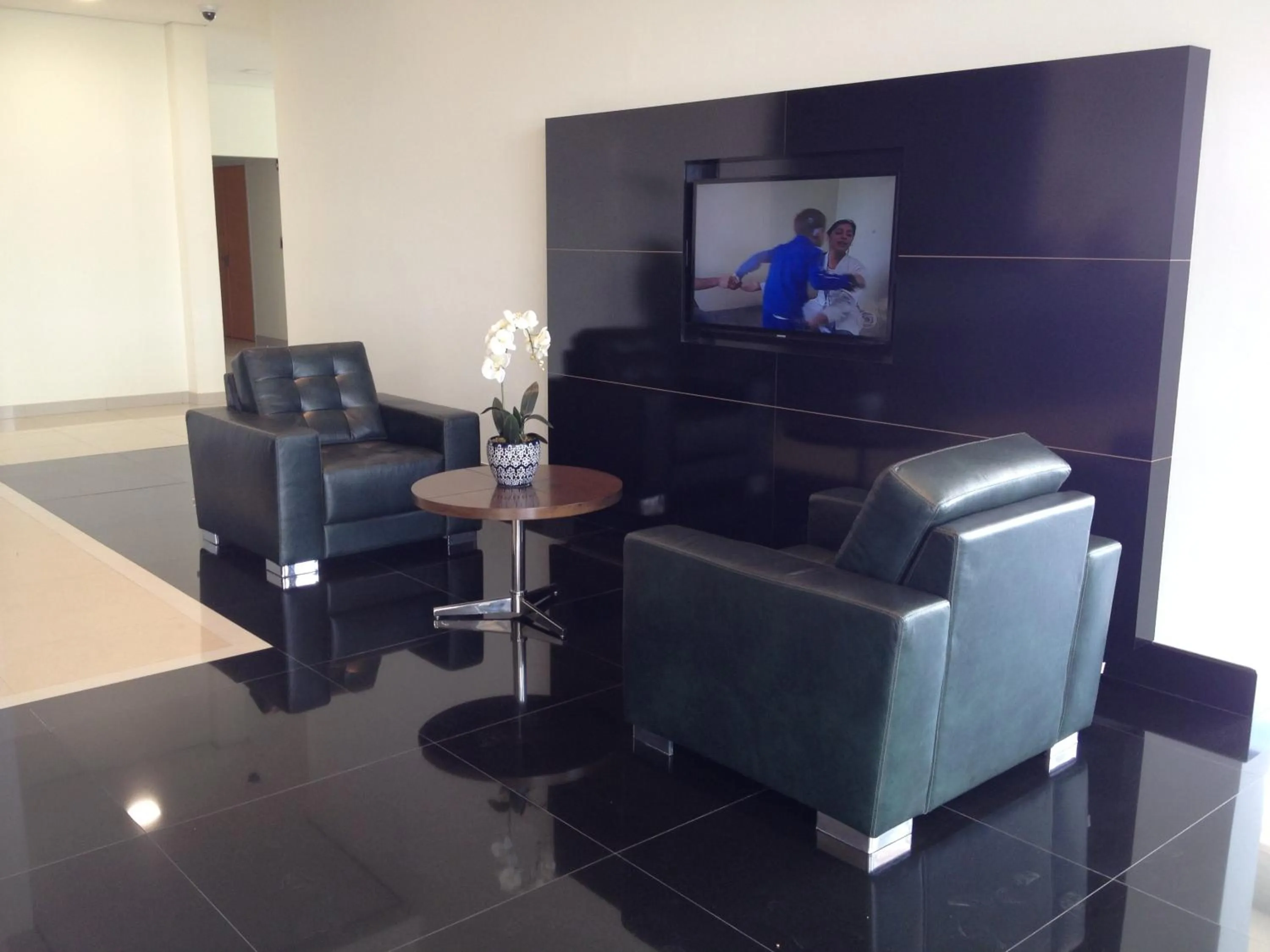 Lobby or reception in Porto Feliz Executive Hotel