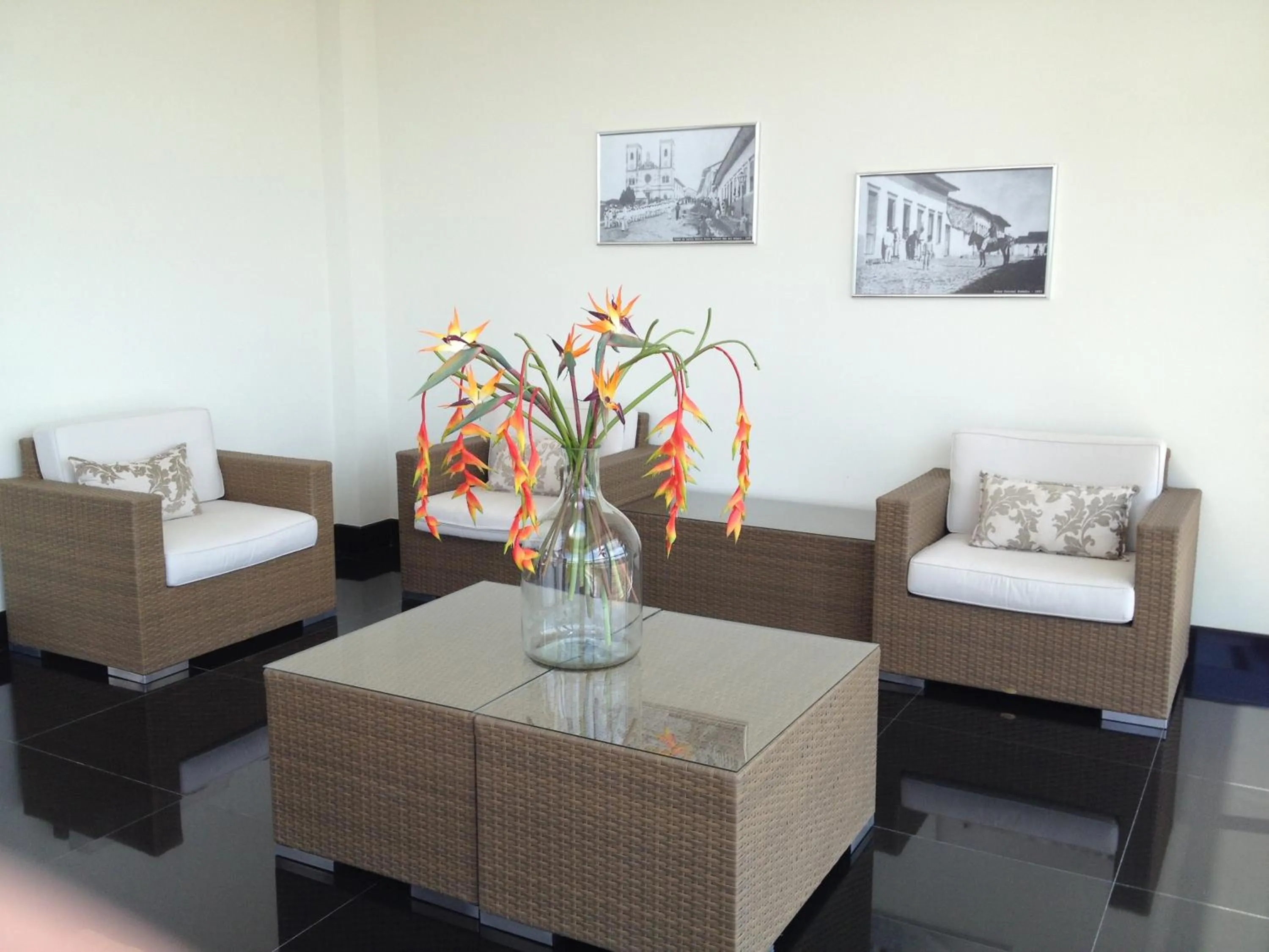 Lobby or reception in Porto Feliz Executive Hotel