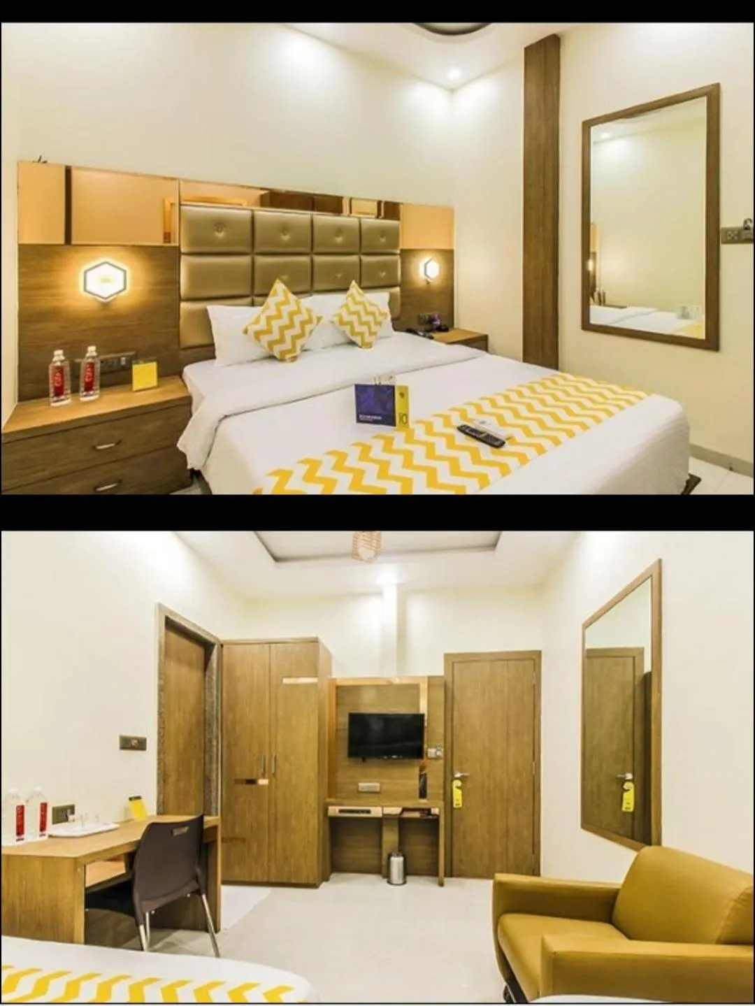 Bed in Hotel Guestinn Residency