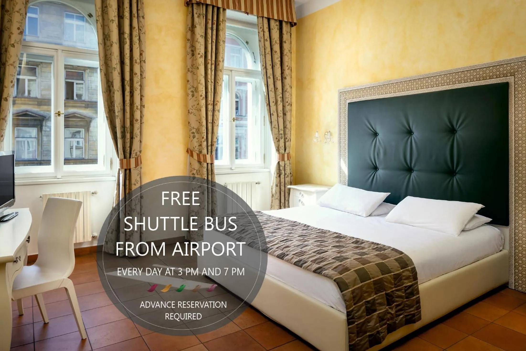 Bedroom, Bed in Hotel Caesar Prague