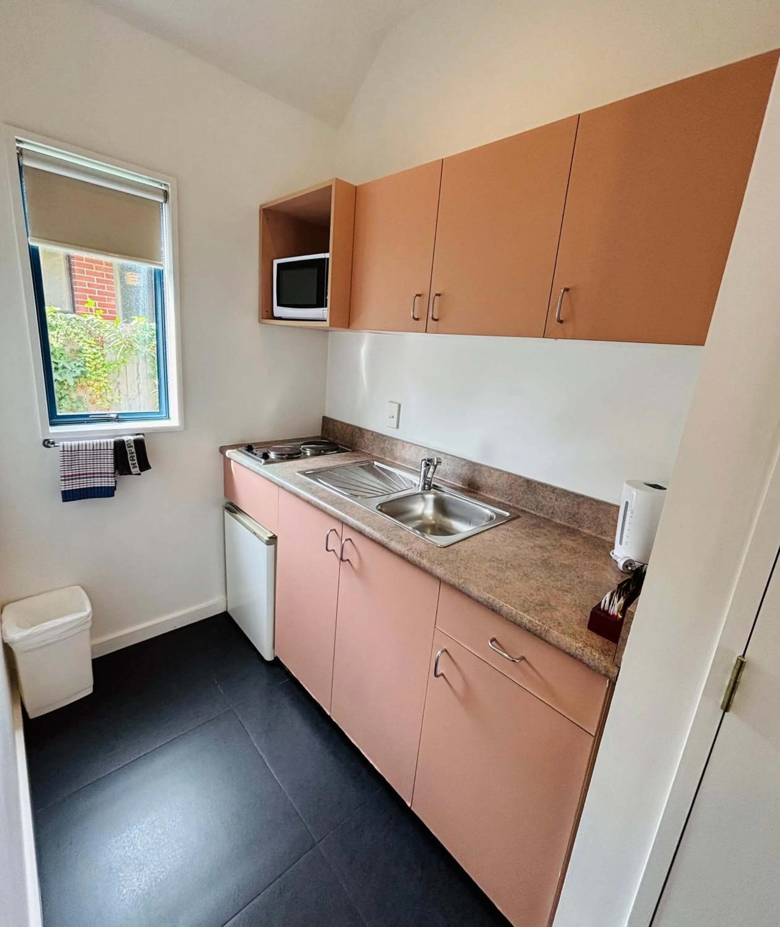 Kitchen or kitchenette in Bush Inn Court Motel