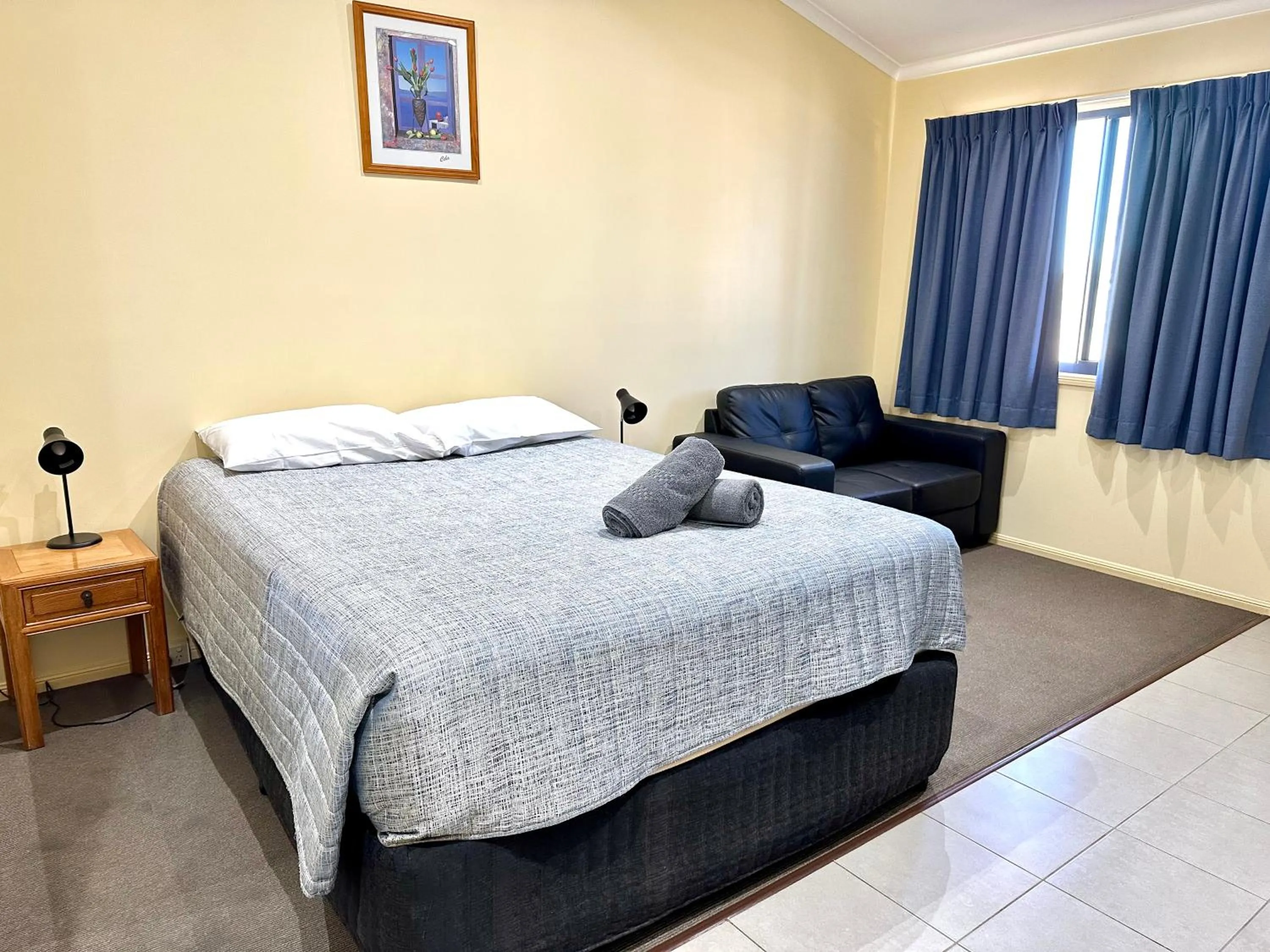 Bedroom, Bed in Moura Motel