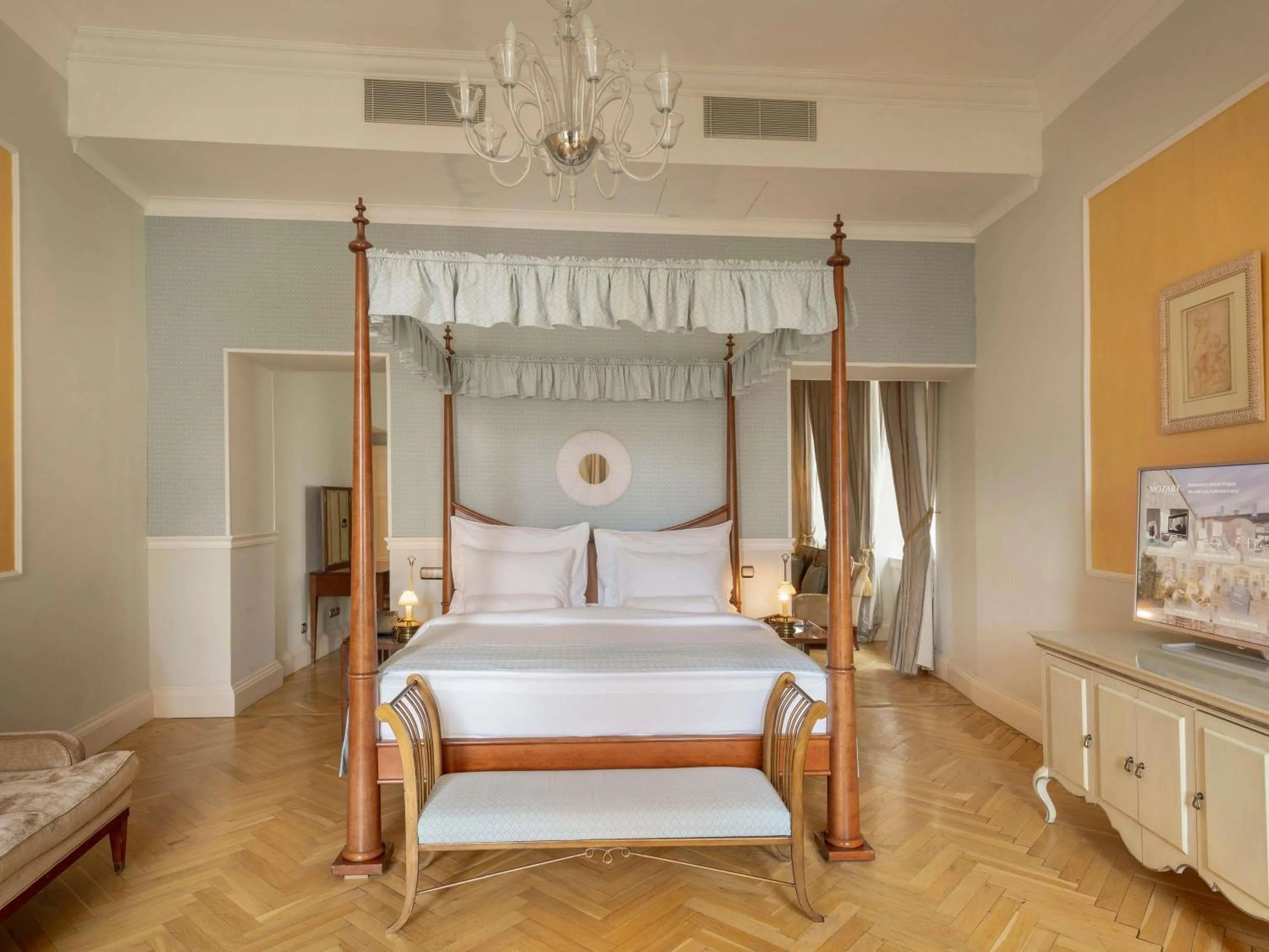Bedroom, Bed in The Mozart Prague
