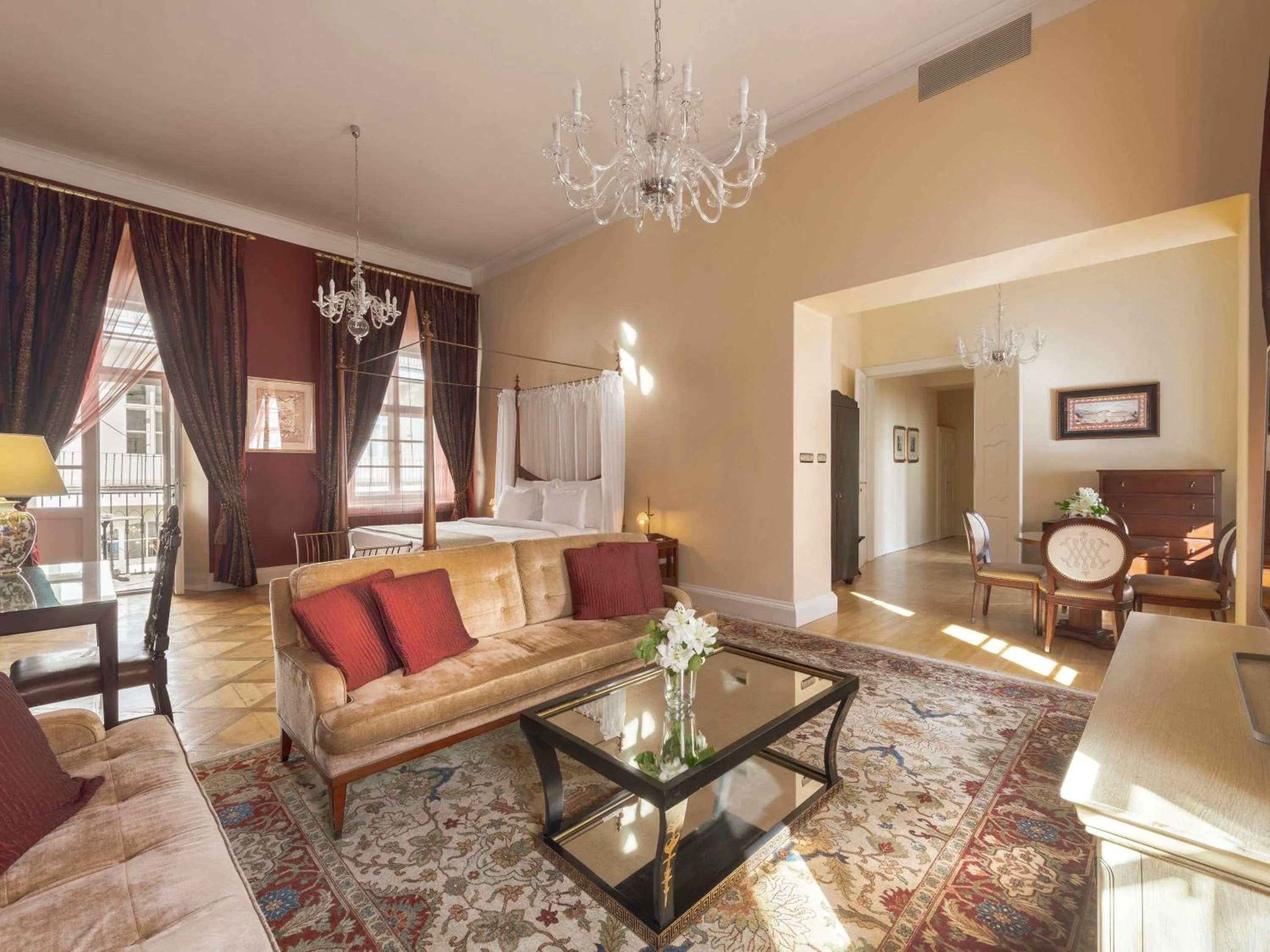 Bedroom in The Mozart Prague