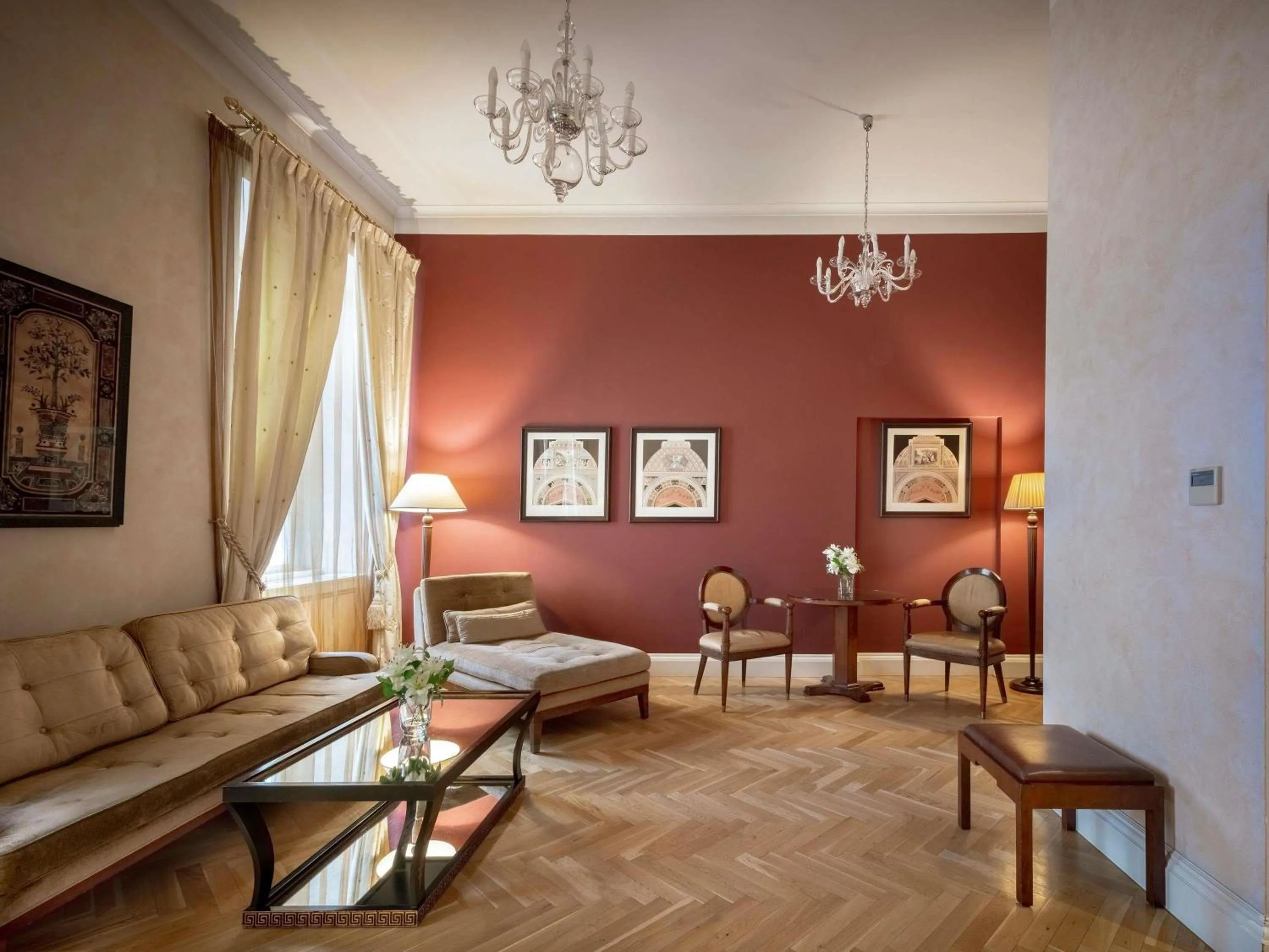 Bedroom in The Mozart Prague