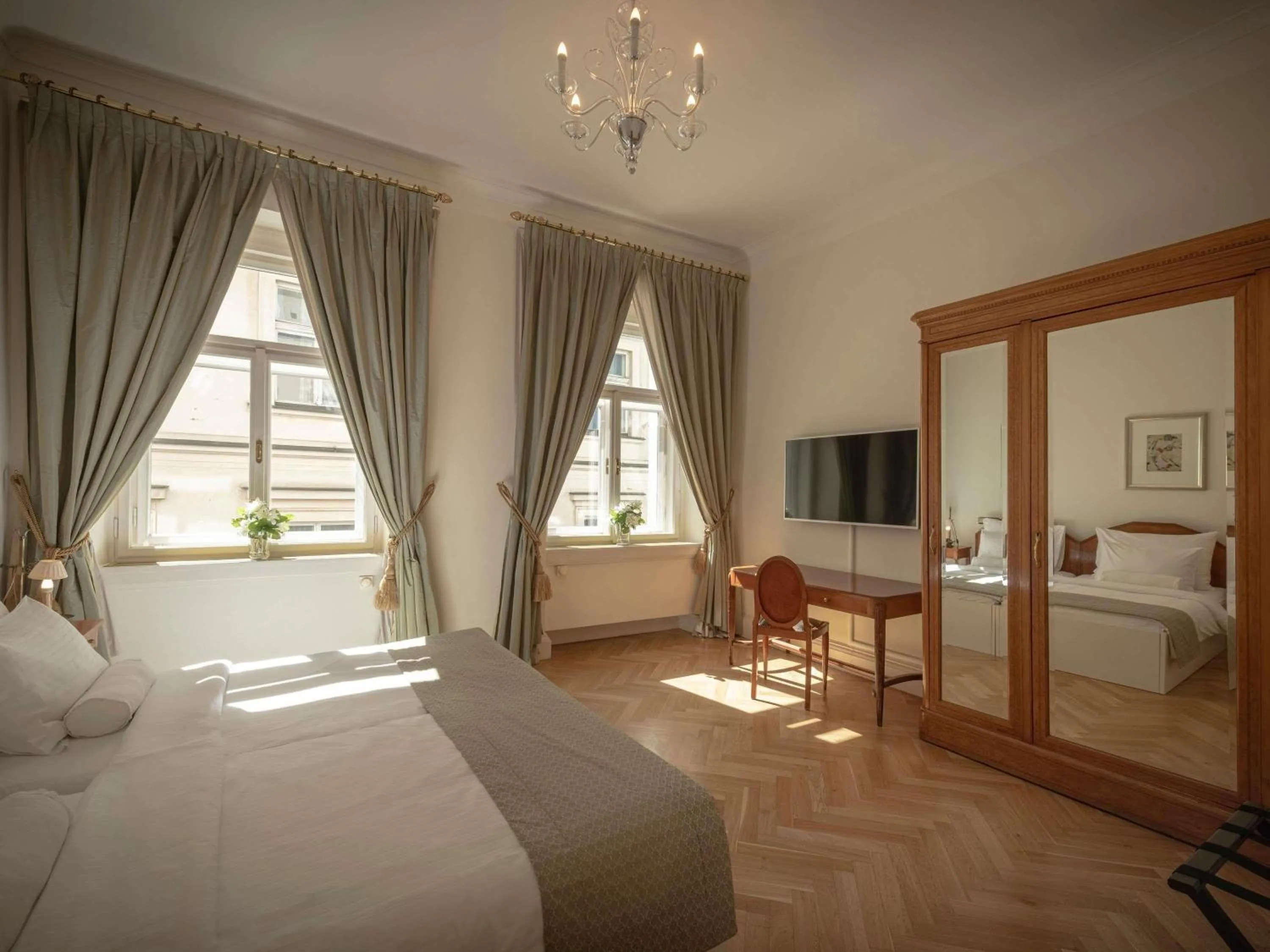 Bedroom, Bed in The Mozart Prague