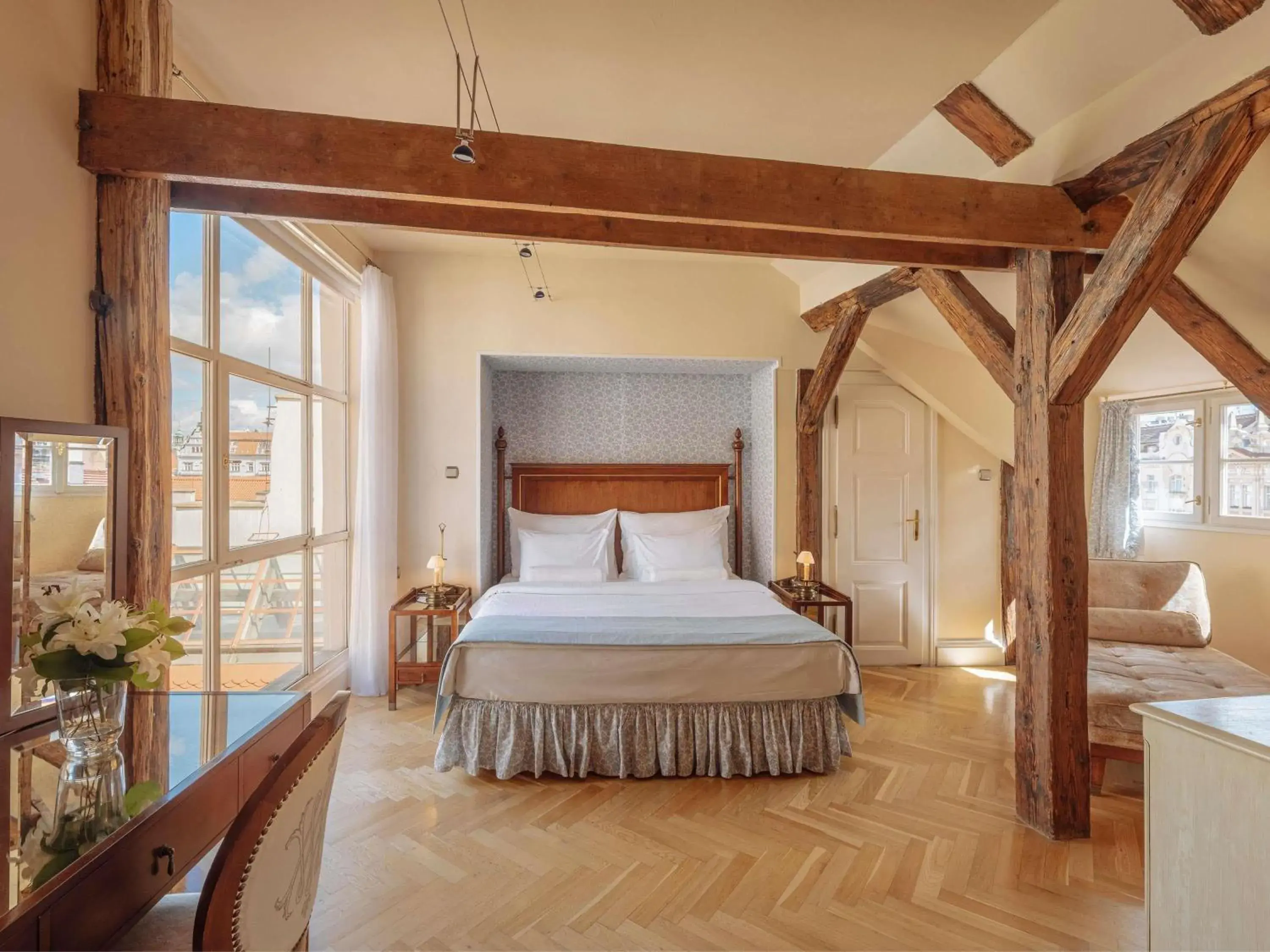 Bedroom, Bed in The Mozart Prague Bedroom, Bed in The Mozart Prague