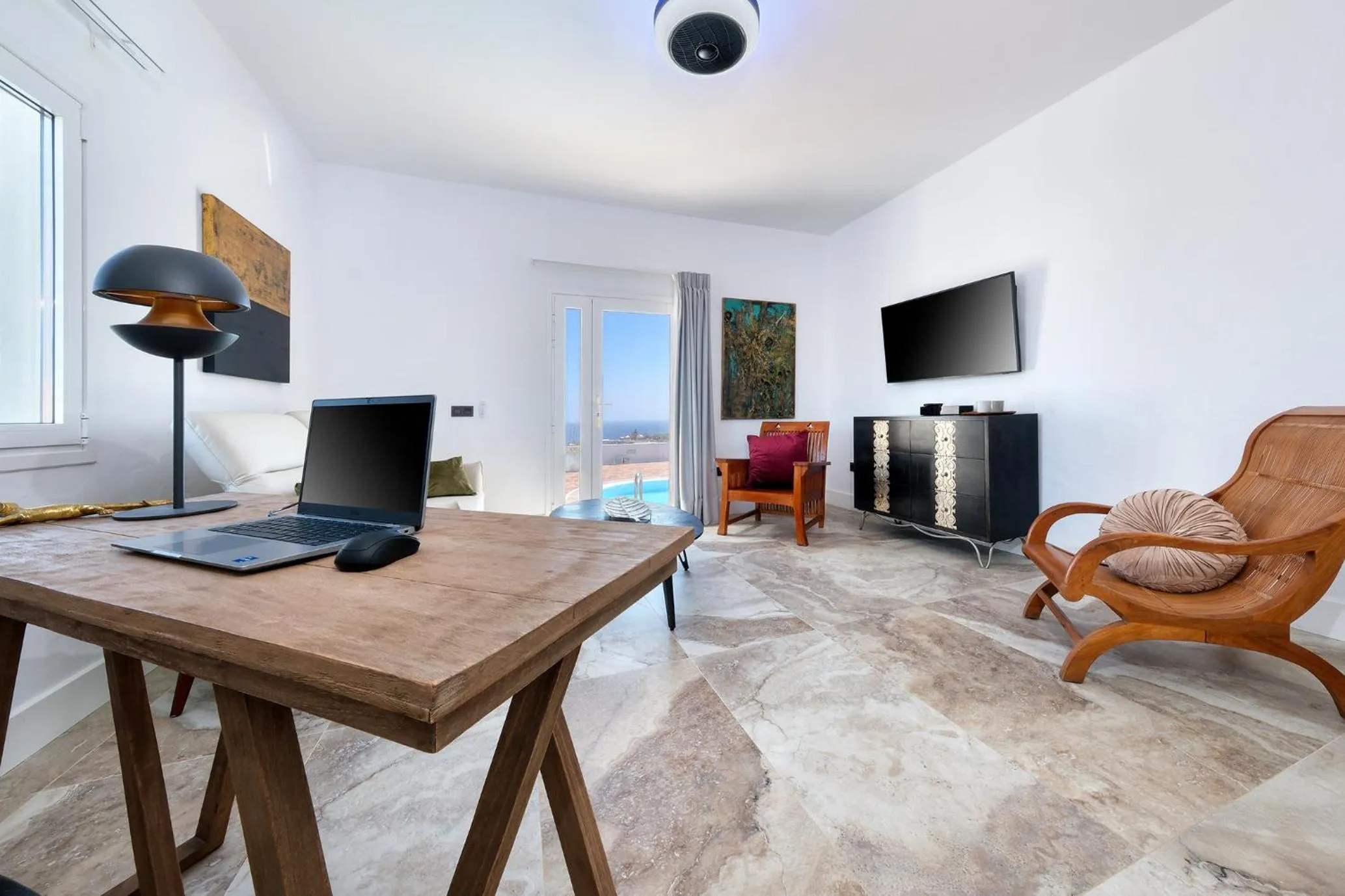 Communal lounge/ TV room in Casa Serena 10 Boutique- Adults Only-Breakfast Included