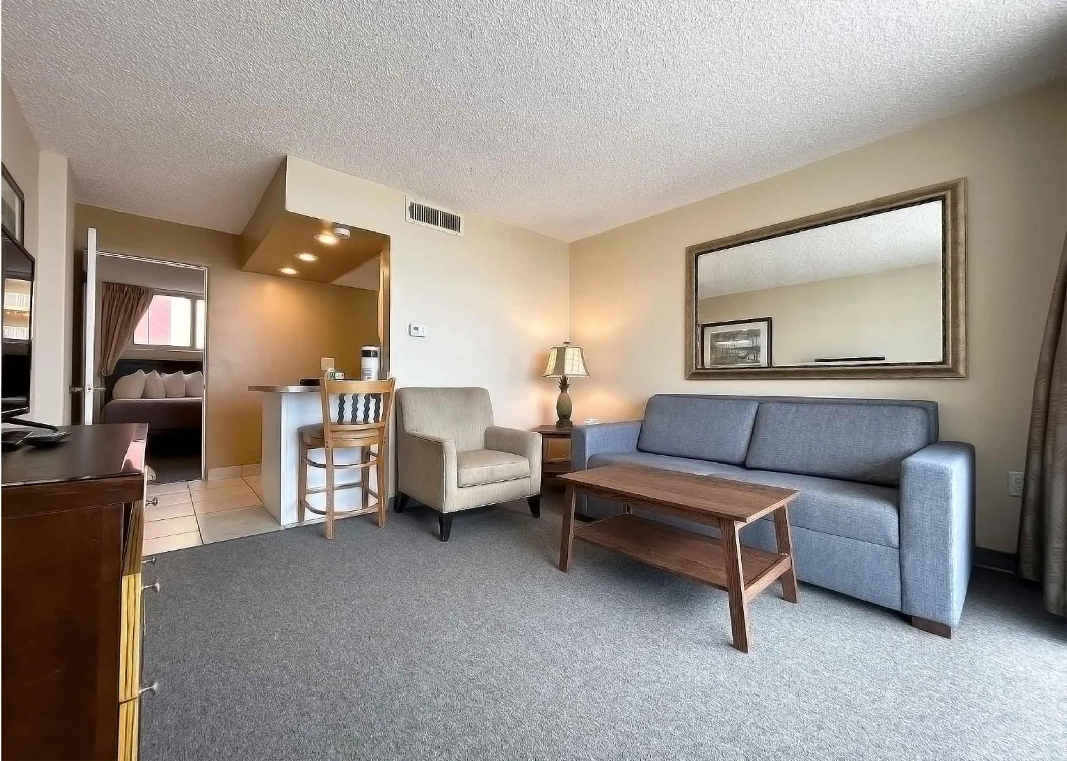 Bed in Outrigger Beach Club Resort