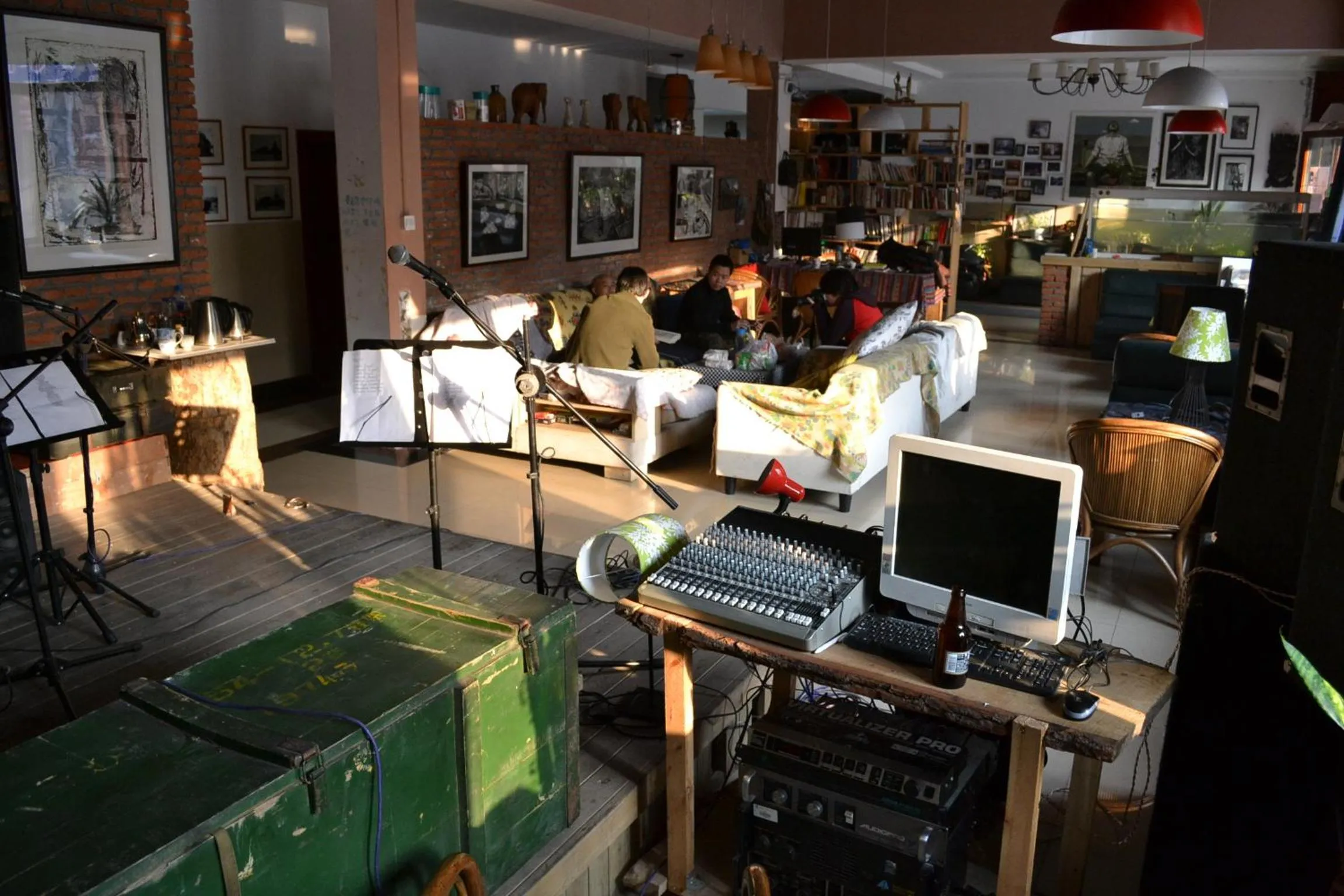 Lounge or bar in Harbin North International Youth Hostel