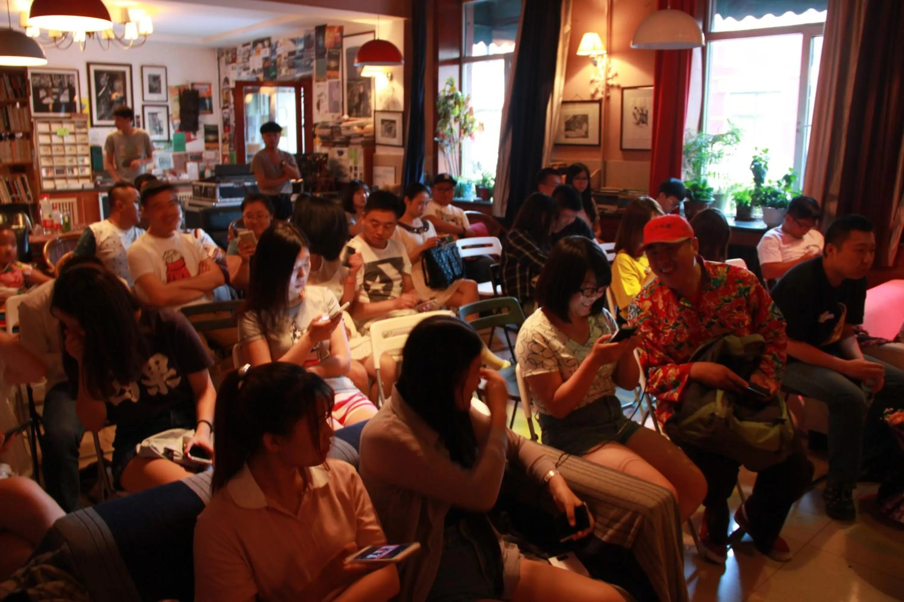 Lobby or reception in Harbin North International Youth Hostel