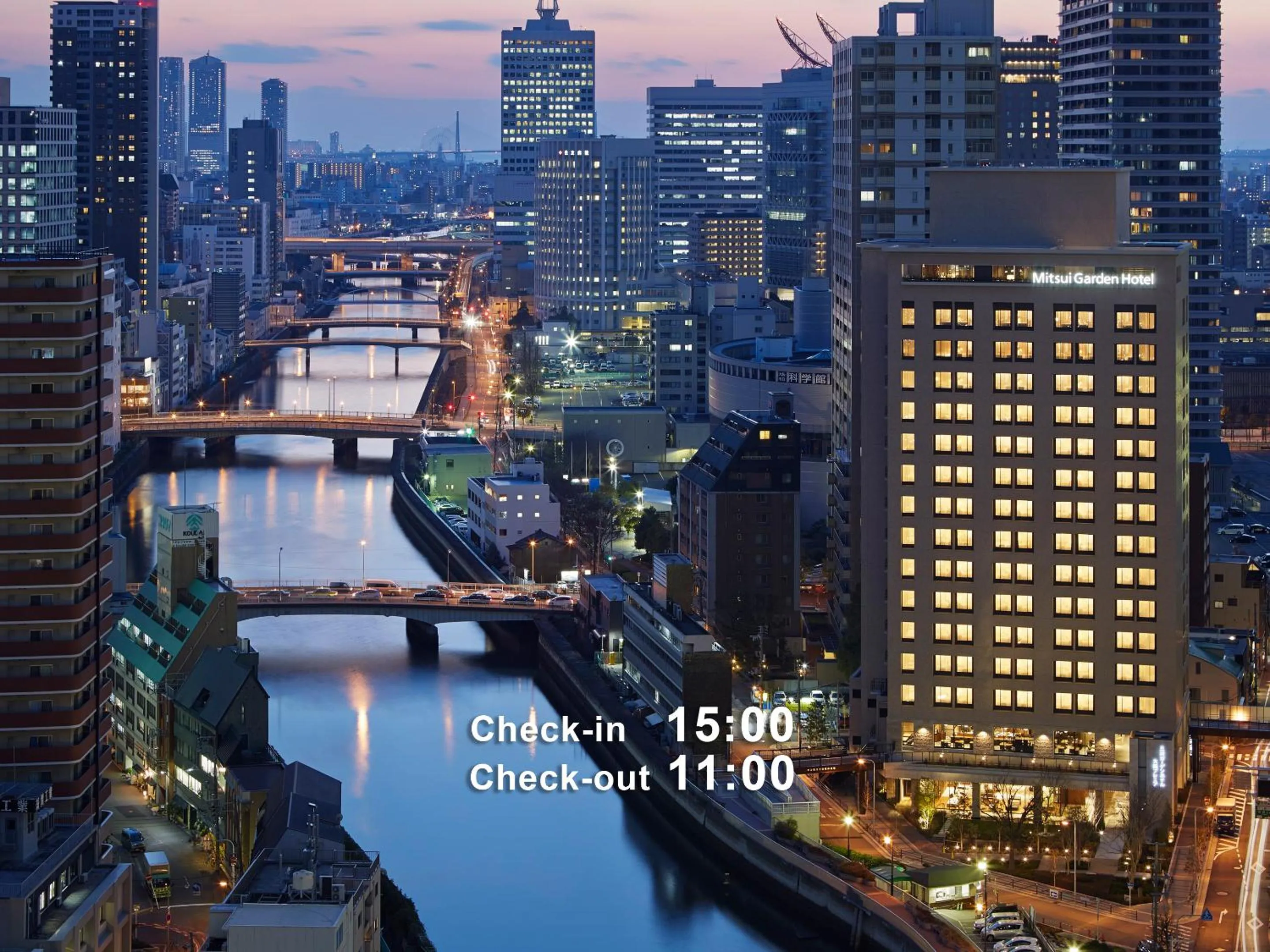 Property building in Mitsui Garden Hotel Osaka Premier