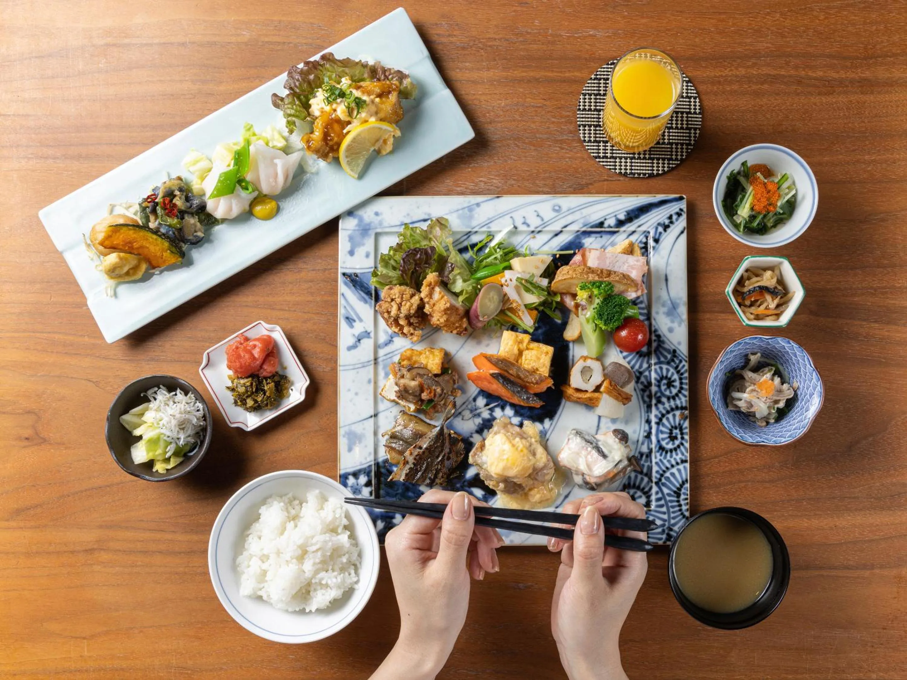 Breakfast in Mitsui Garden Hotel Osaka Premier