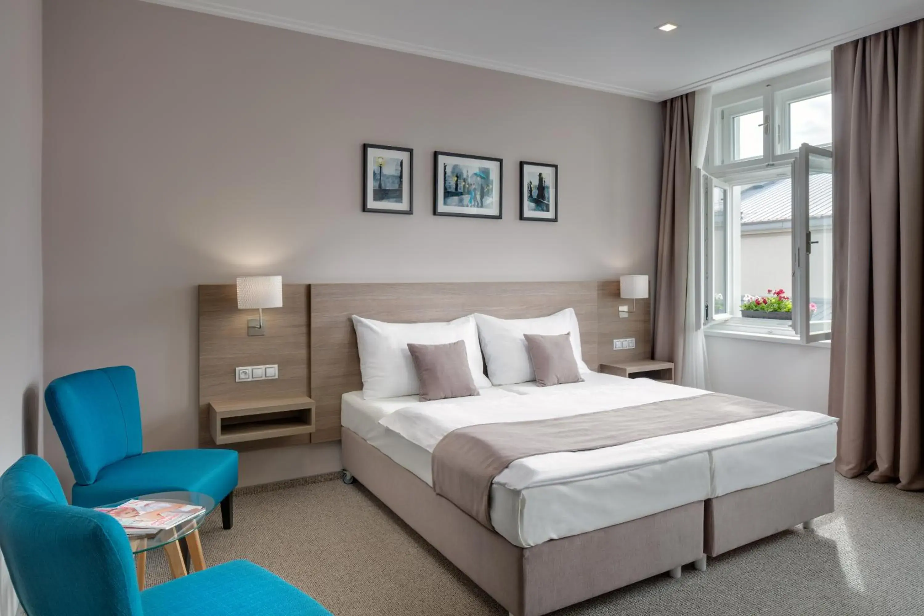 Photo of the whole room, Bed in Hotel Florenc Photo of the whole room, Bed in Hotel Florenc