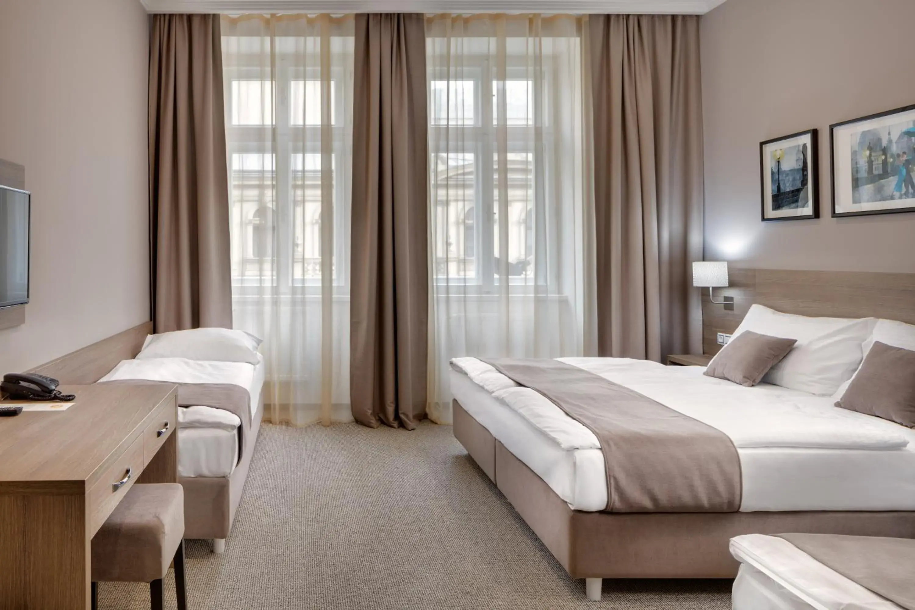 Photo of the whole room, Bed in Hotel Florenc Photo of the whole room, Bed in Hotel Florenc