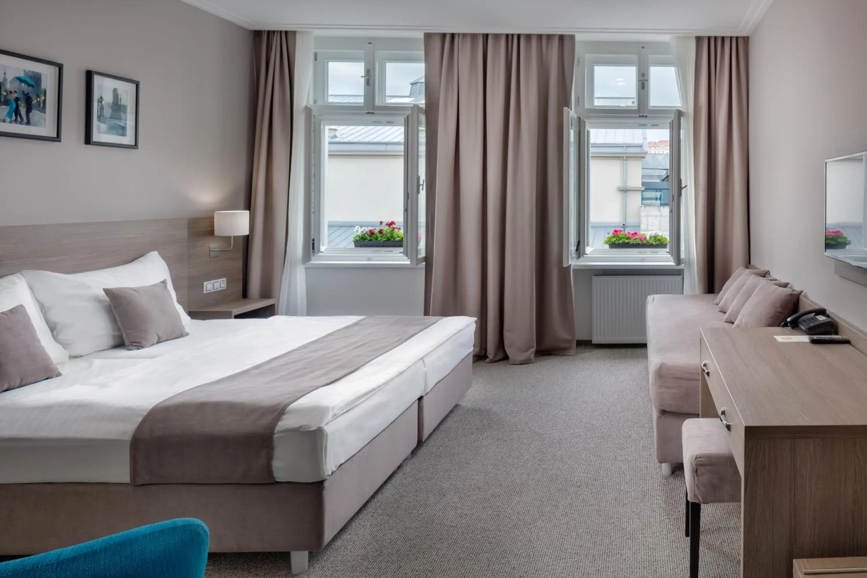 Photo of the whole room, Bed in Hotel Florenc Photo of the whole room, Bed in Hotel Florenc