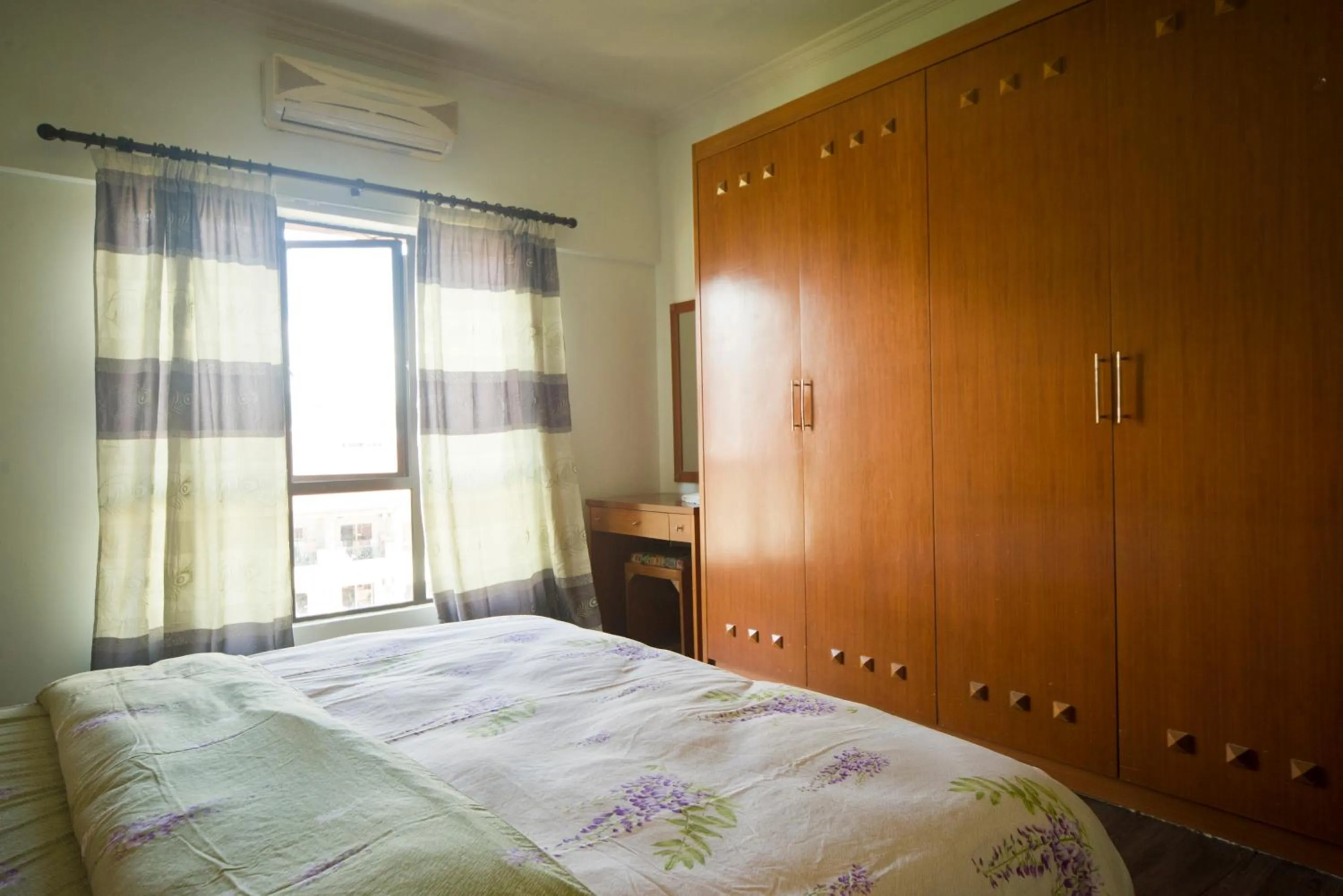 Decorative detail, Bed in Nana Marina Court