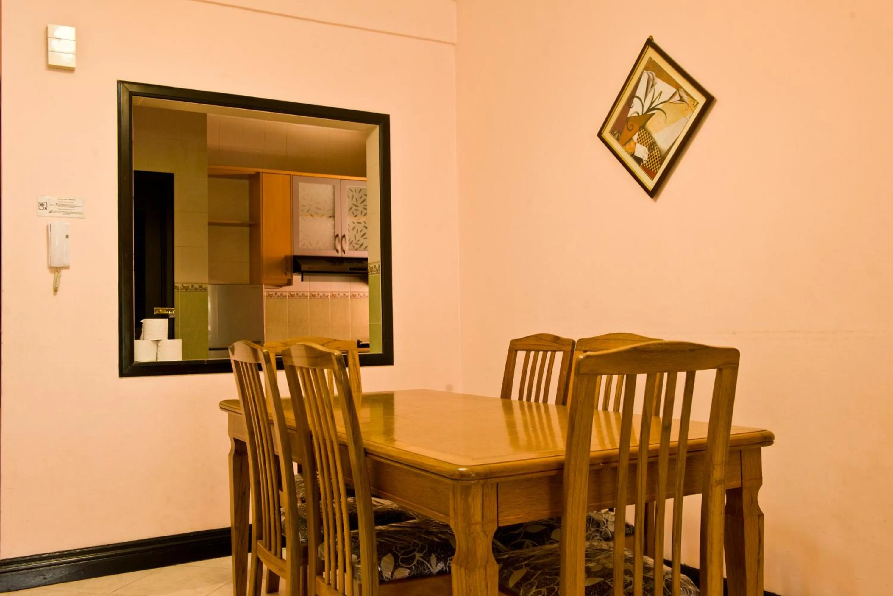 Dining area in Nana Marina Court