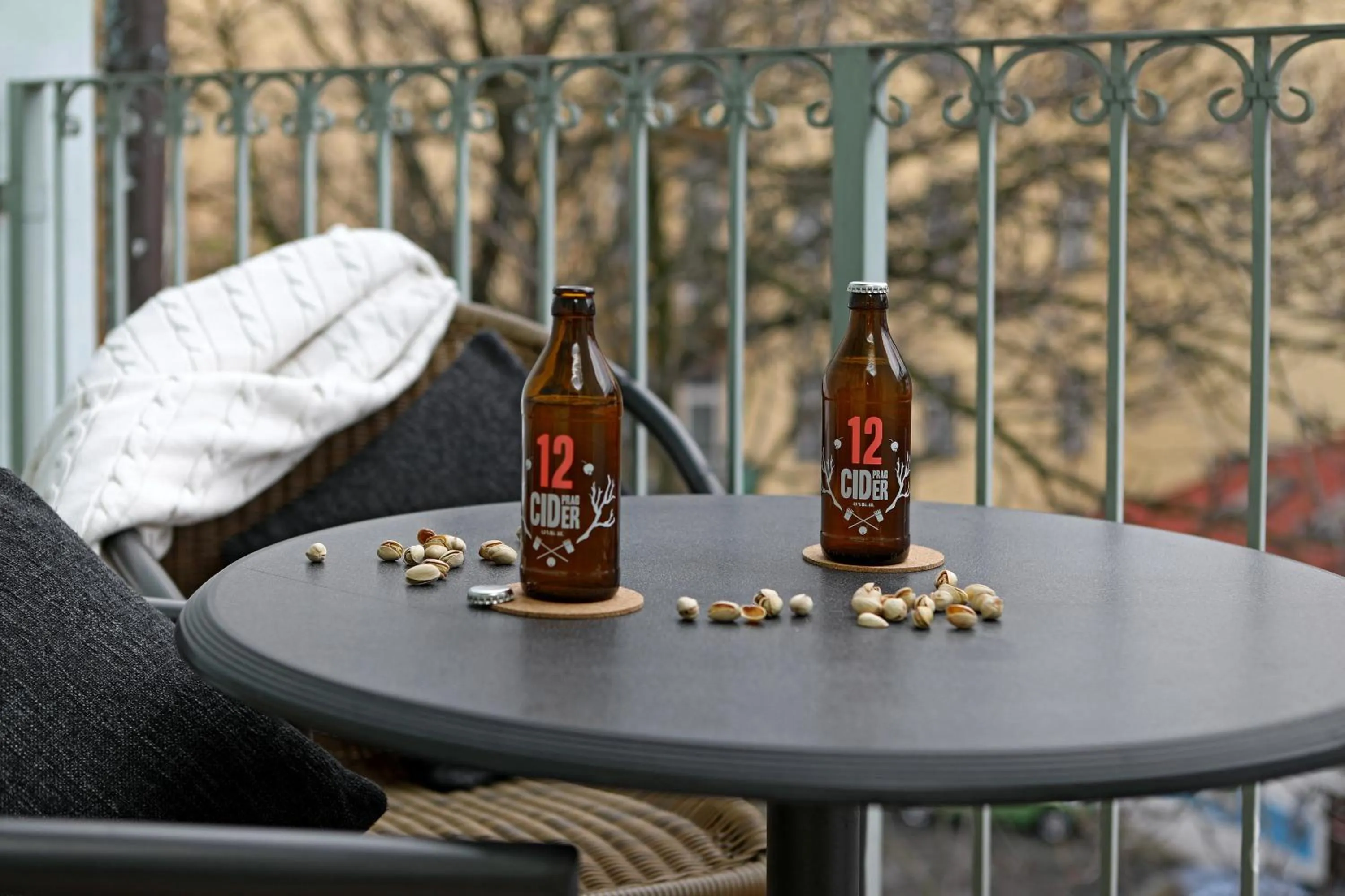 Balcony/Terrace in Anděl Apartments Praha