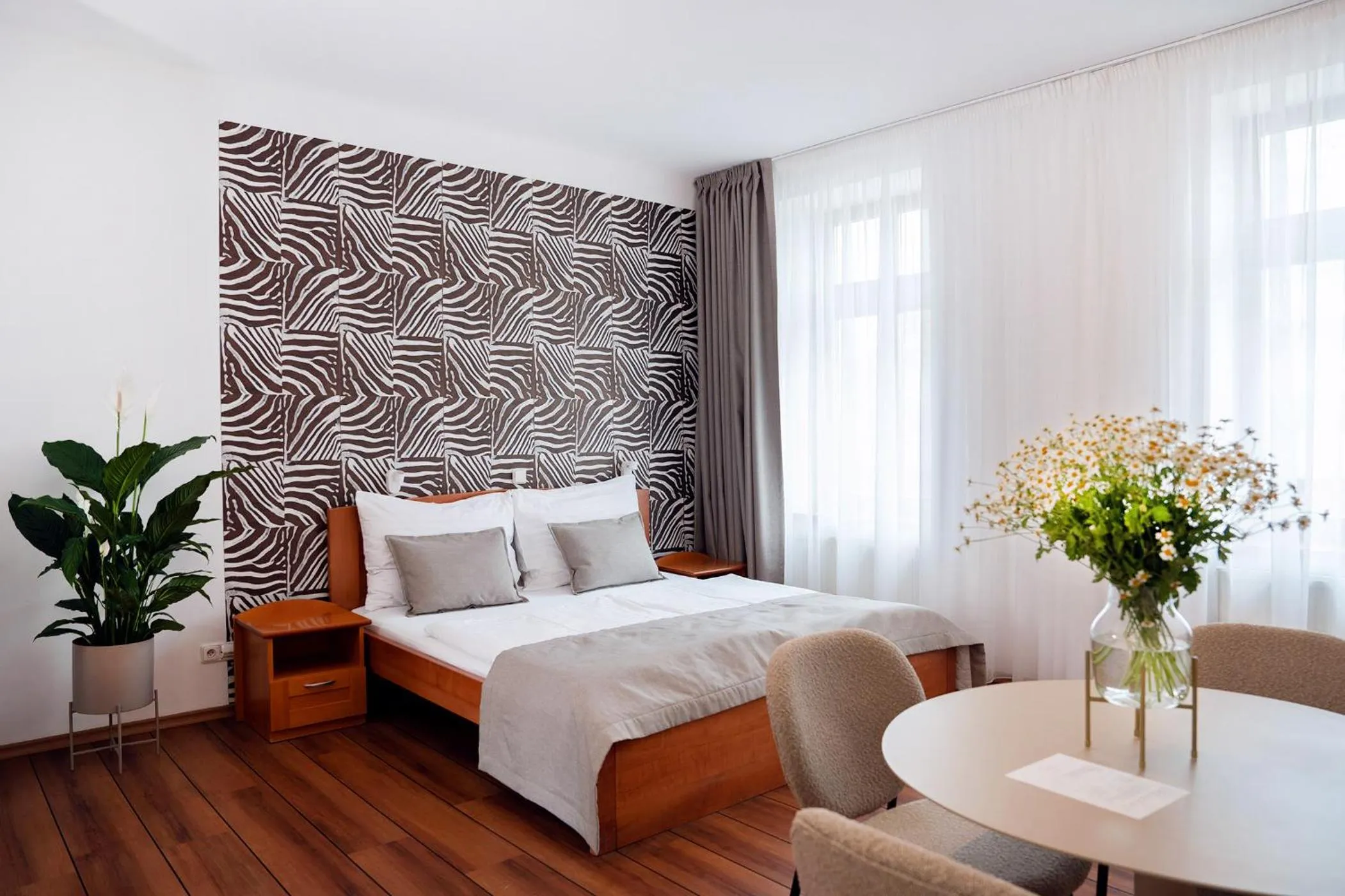 Bed in Anděl Apartments Praha