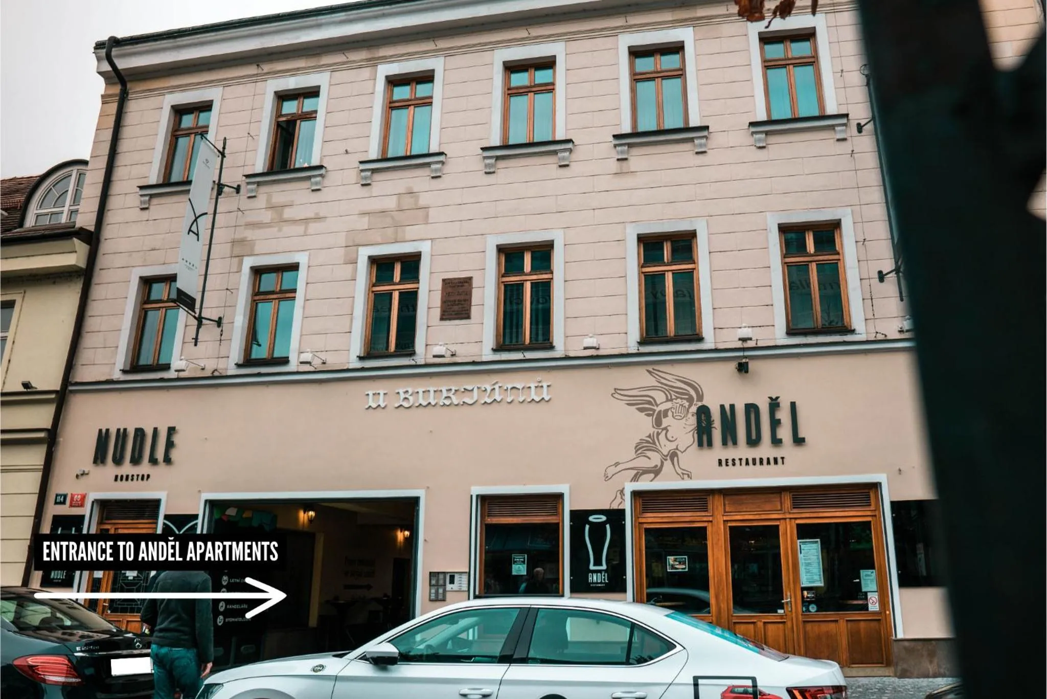 Property building in Anděl Apartments Praha