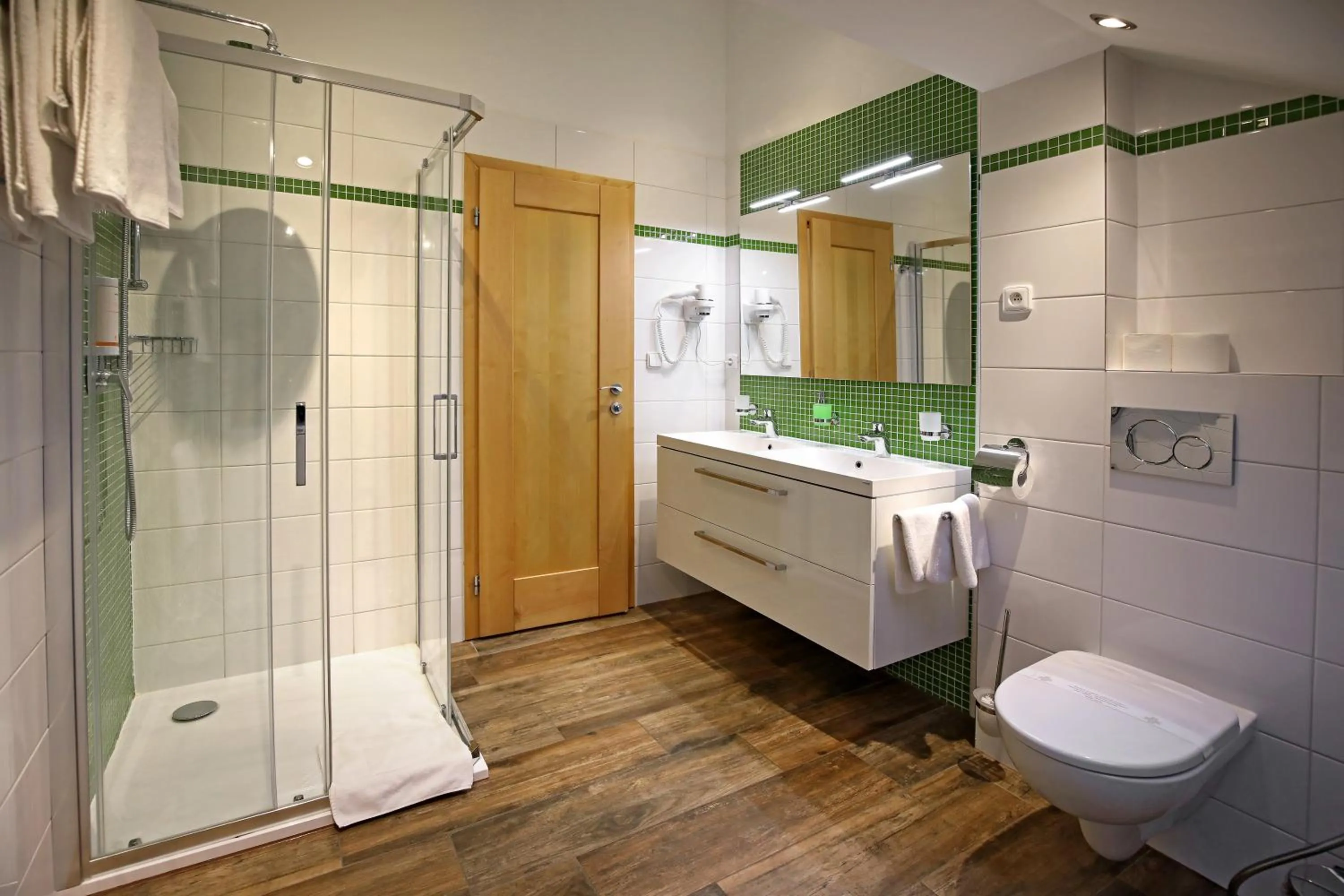 Shower in Anděl Apartments Praha