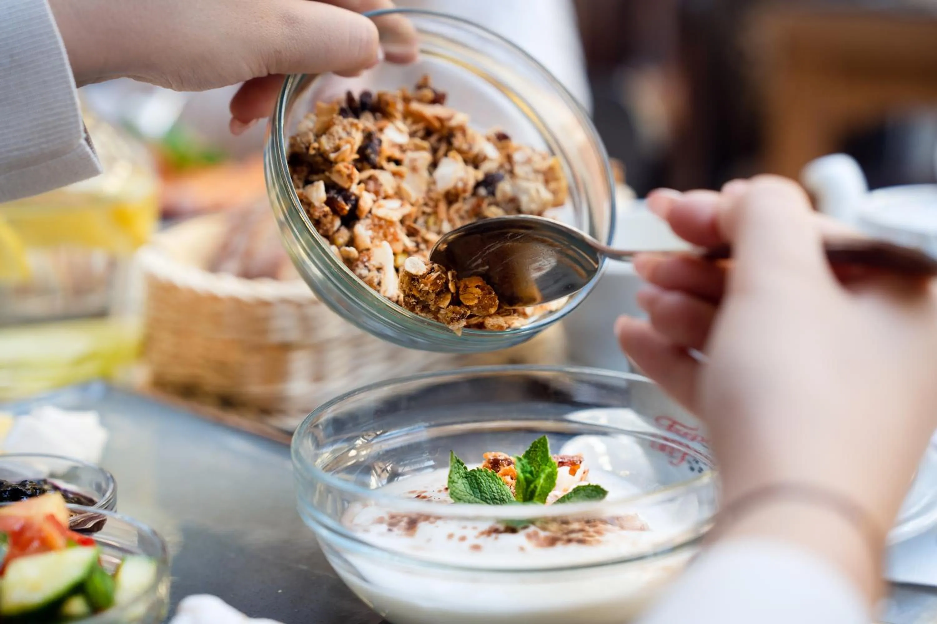 Breakfast in Anděl Apartments Praha