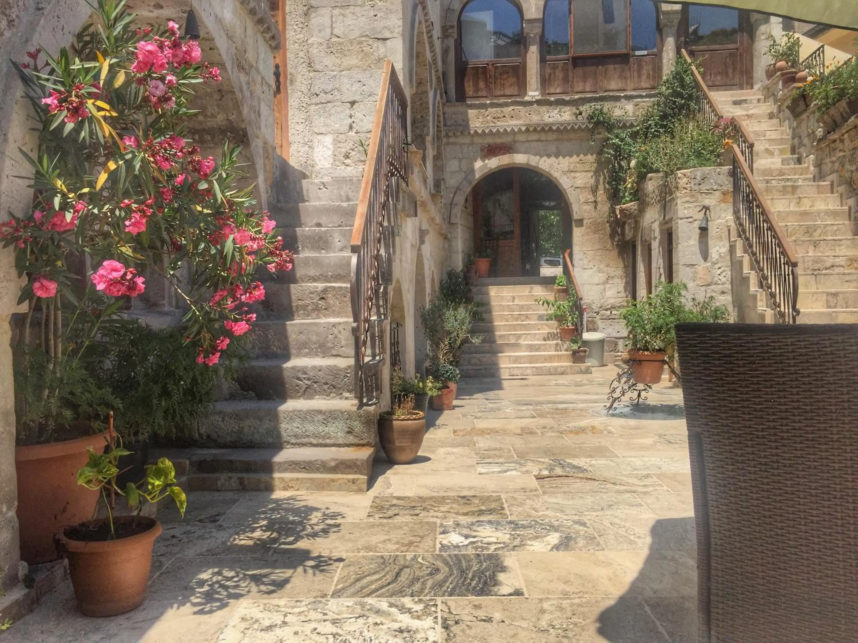 Patio in Erenbey Cave Hotel Adults Only Plus 12