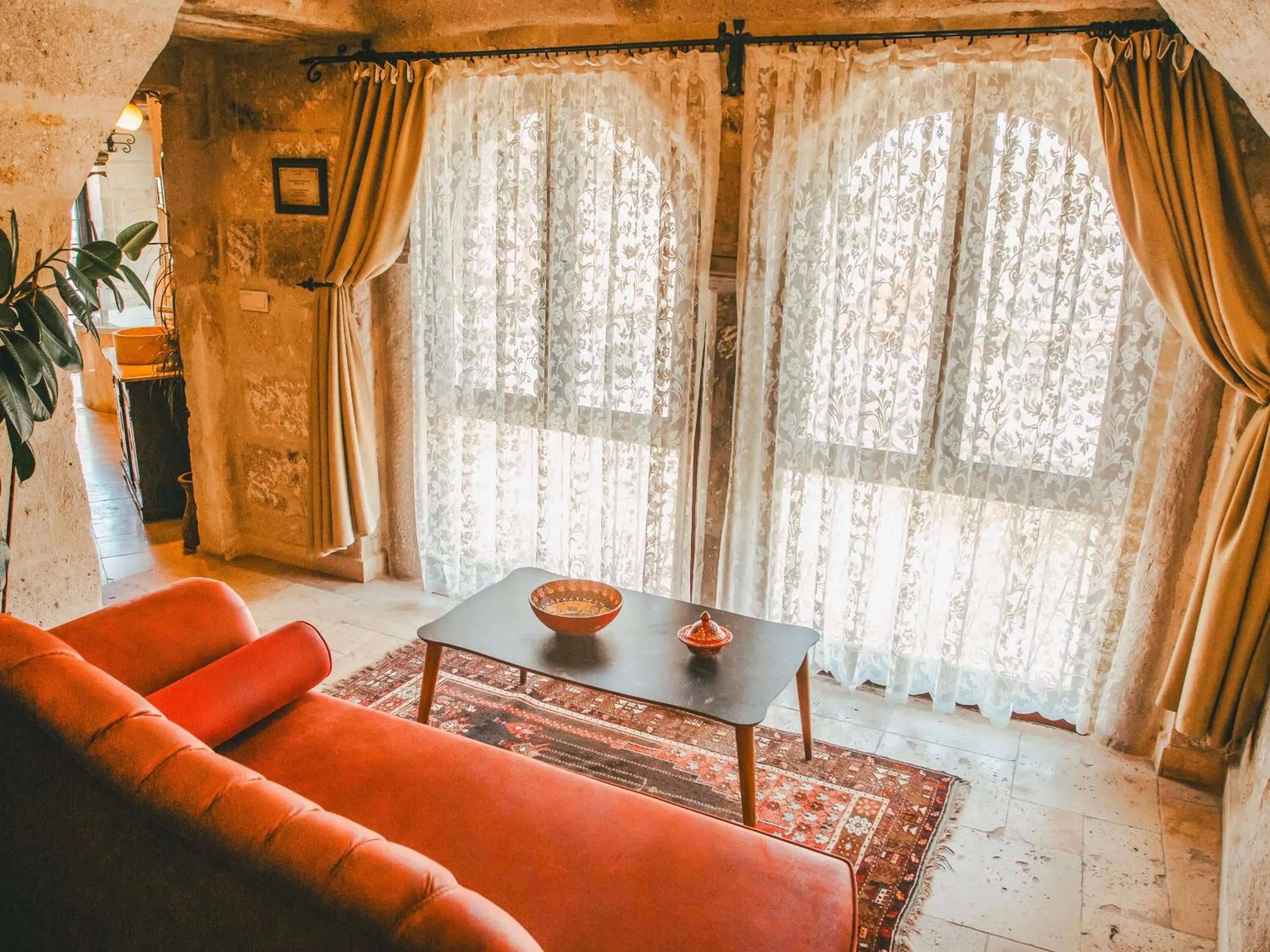 Seating area in Erenbey Cave Hotel Adults Only Plus 12