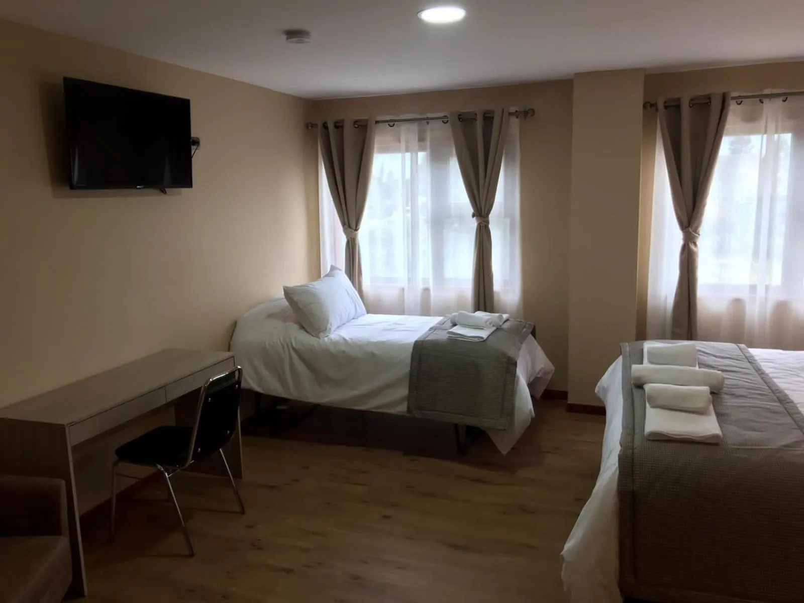 Bed in Gran Hotel Aysen