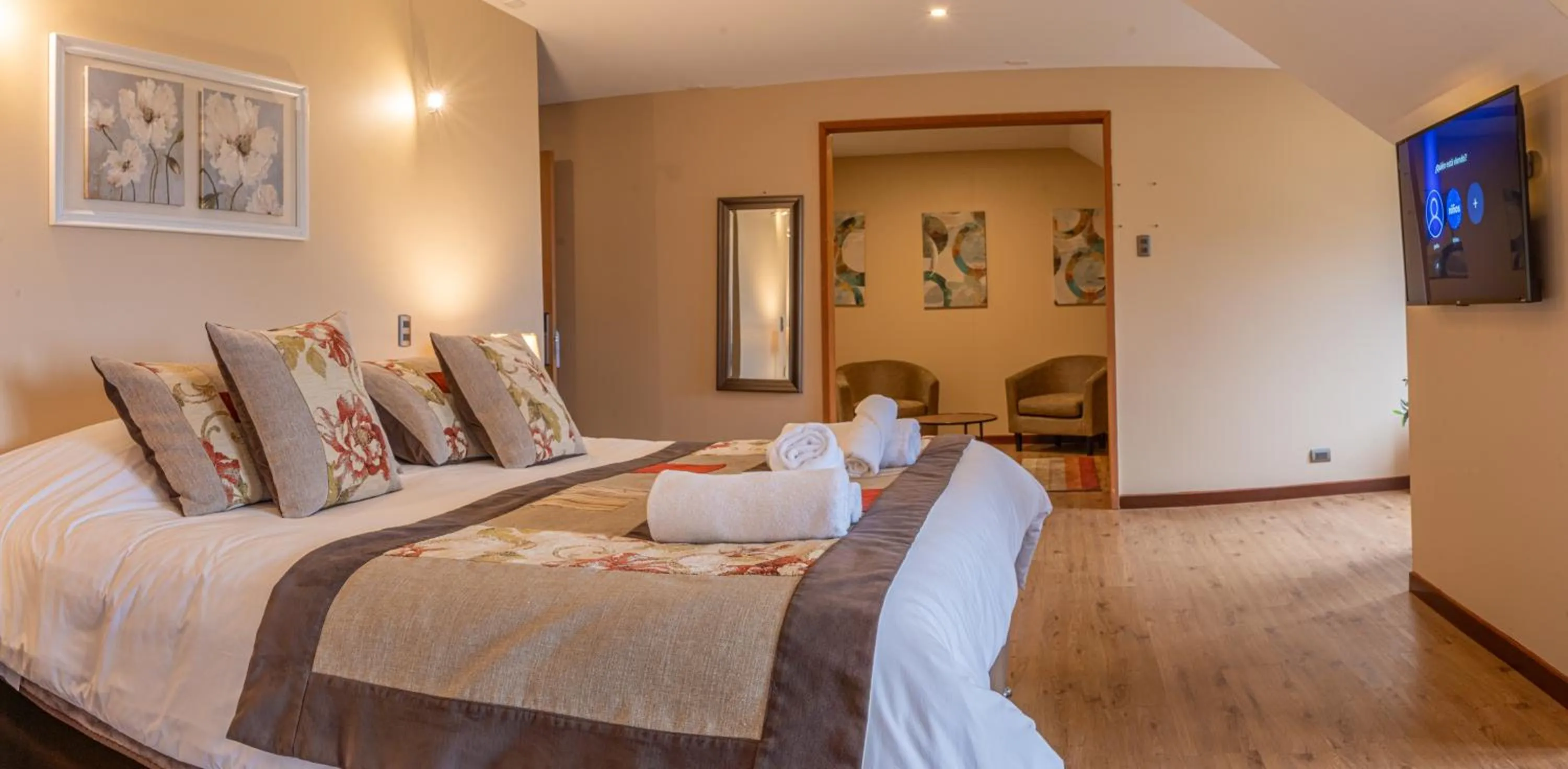 Bed in Gran Hotel Aysen