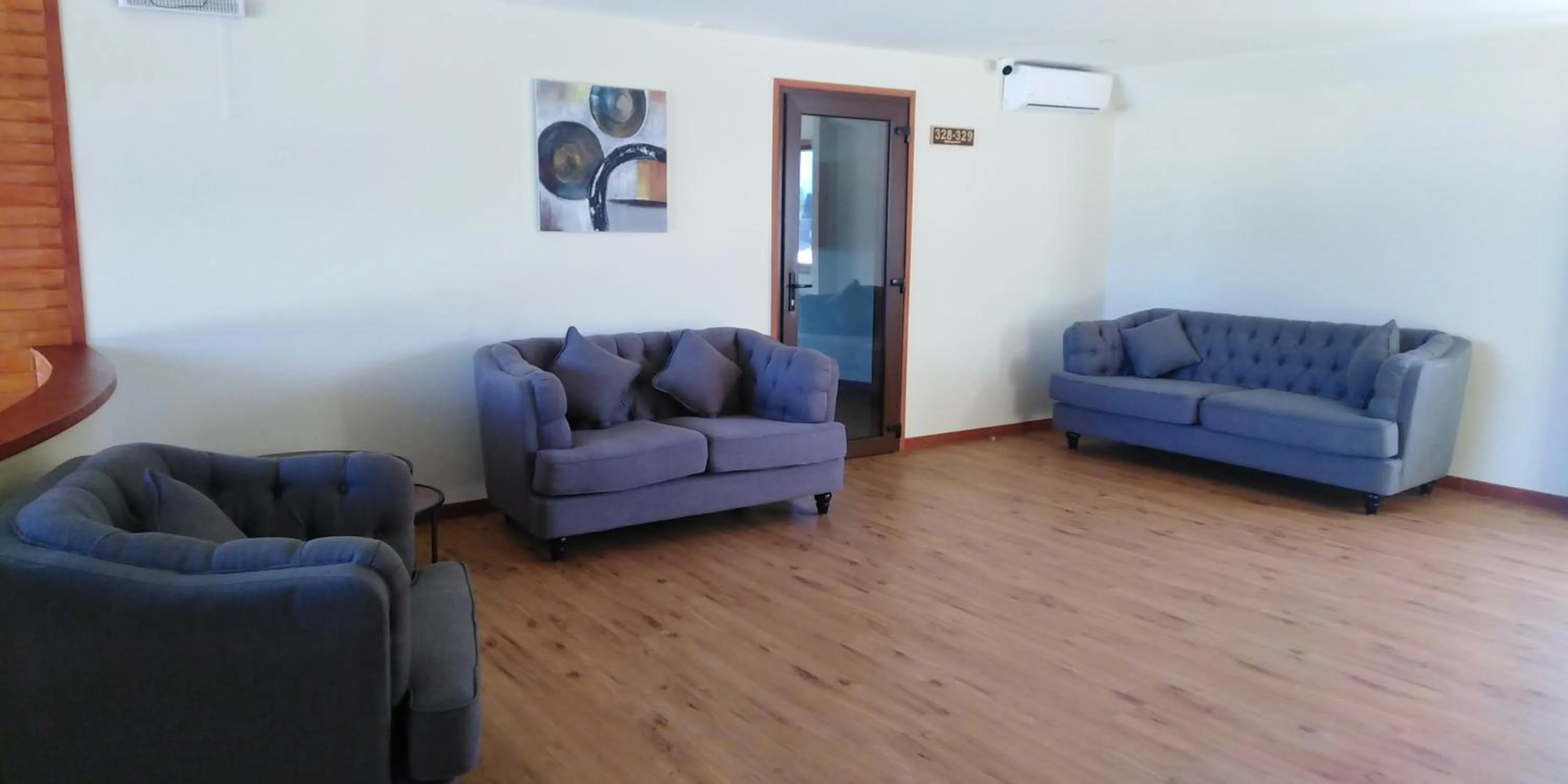 Living room in Gran Hotel Aysen