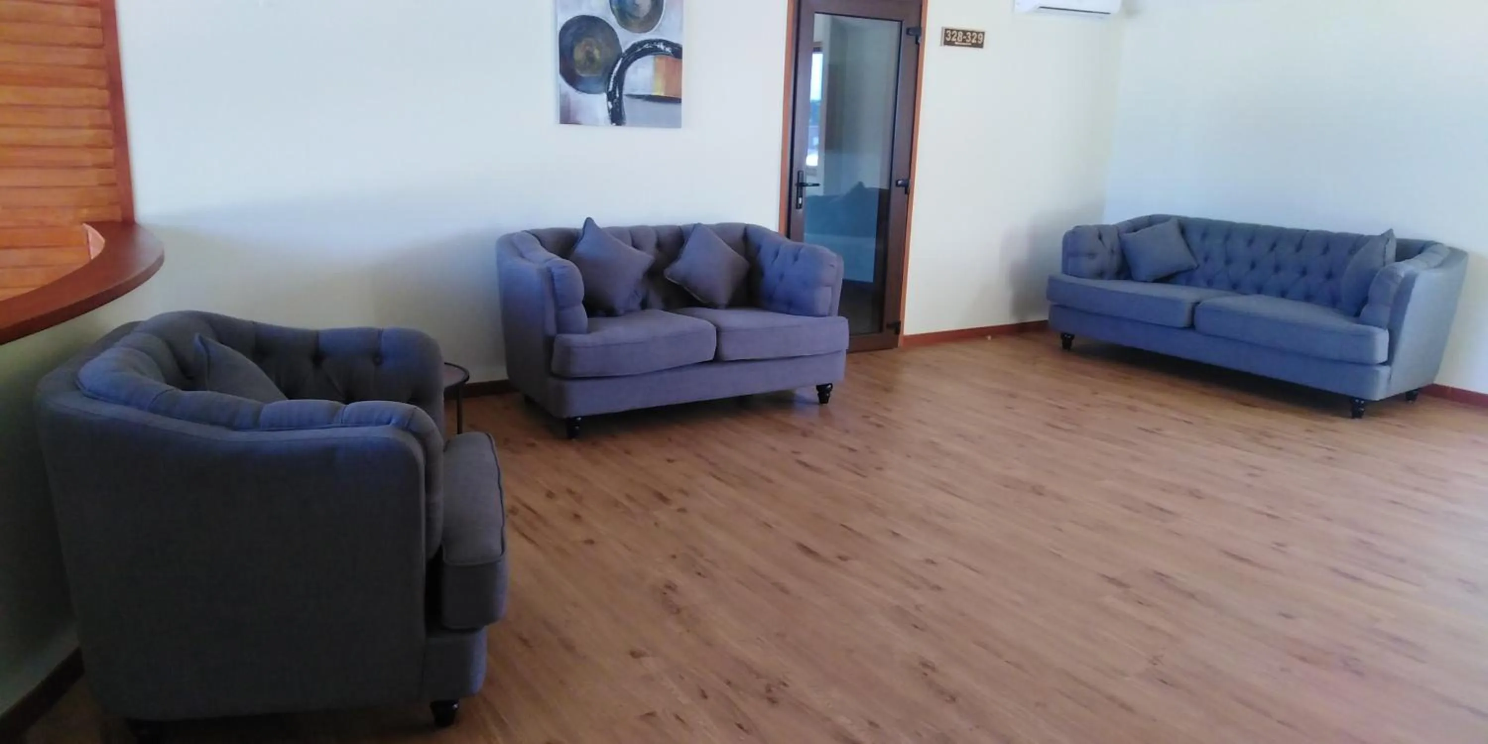 Living room in Gran Hotel Aysen