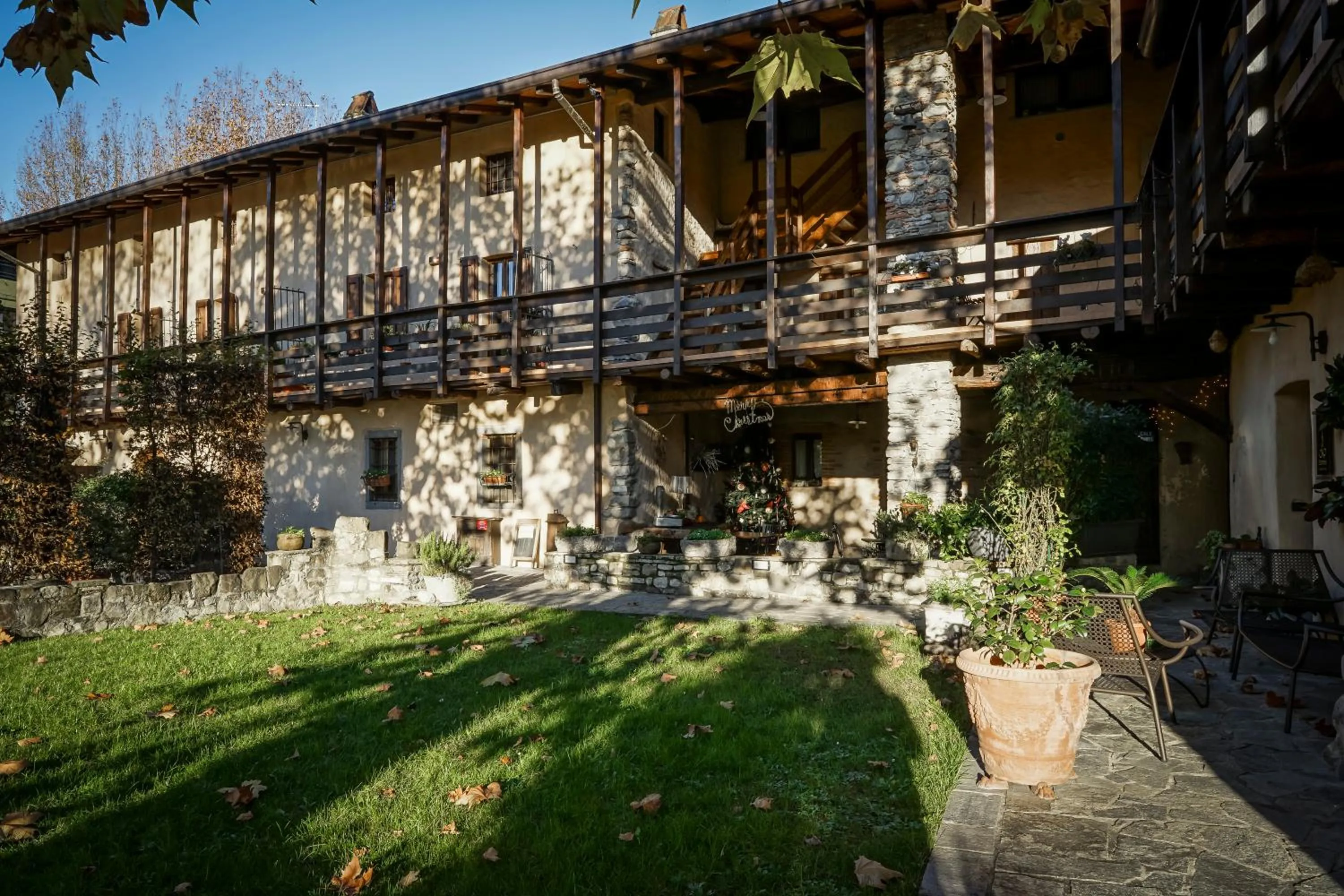 Garden view in Locanda Osteria Marascia