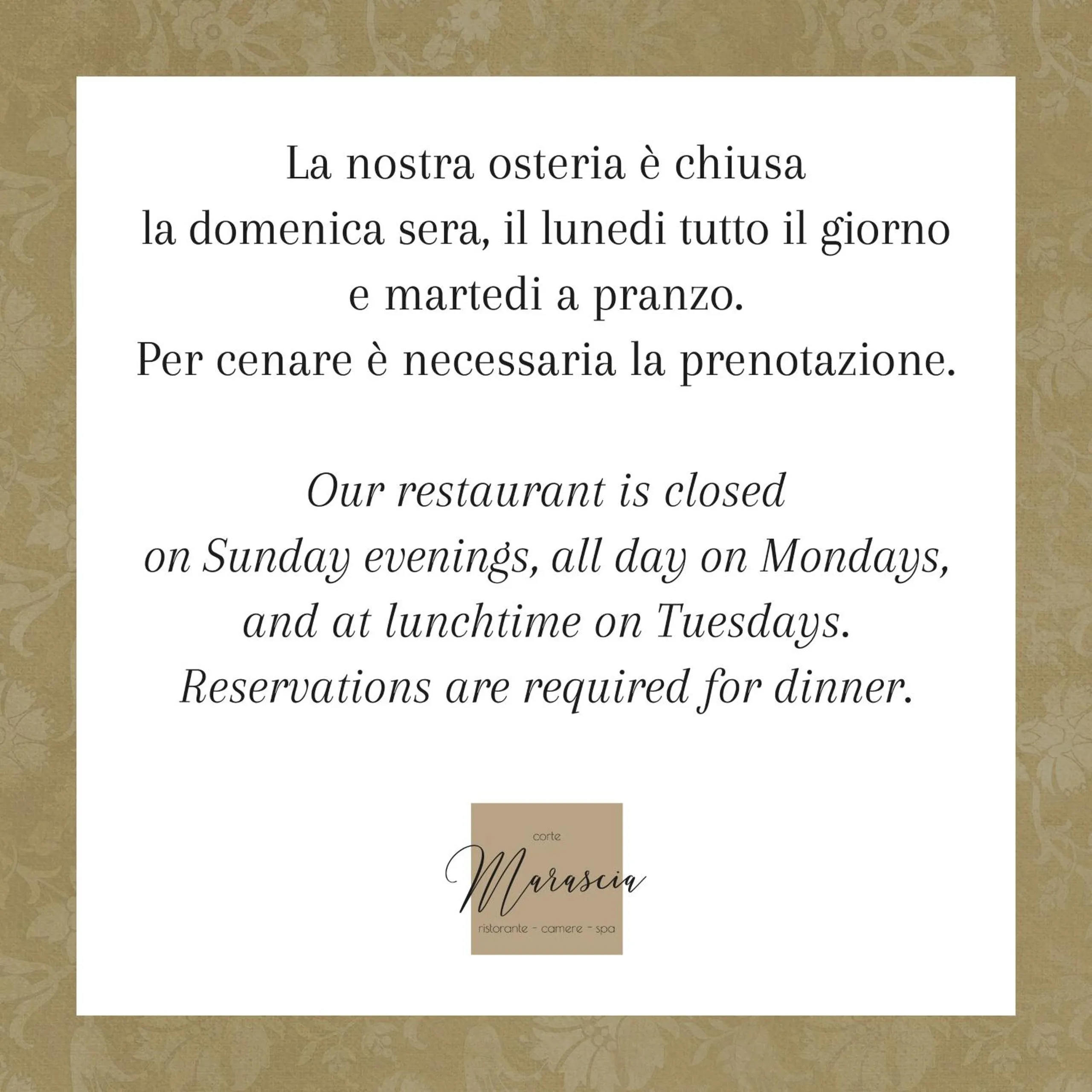 Locanda Osteria Marascia