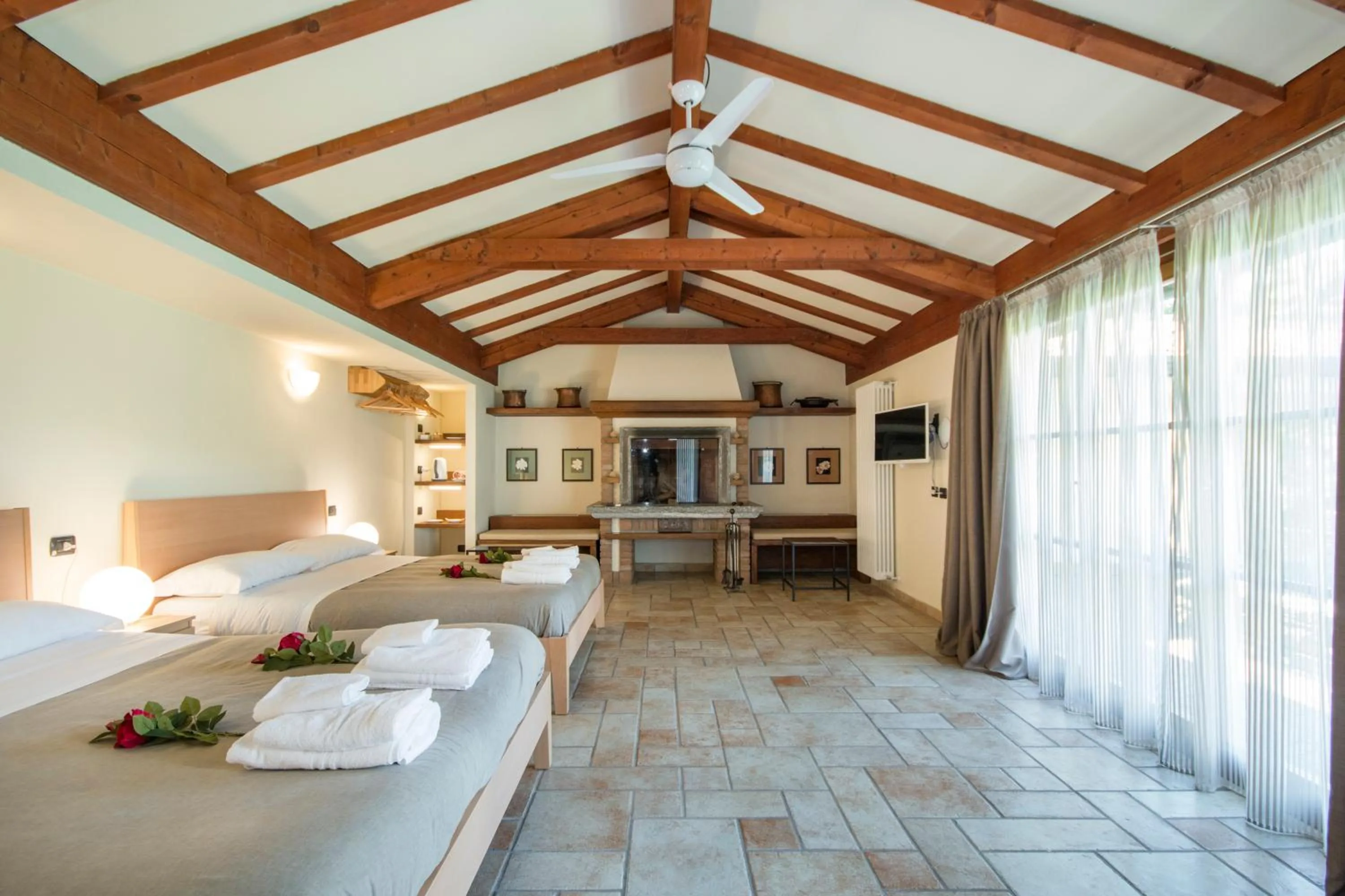 Bedroom, Bed in Casa Ceruti