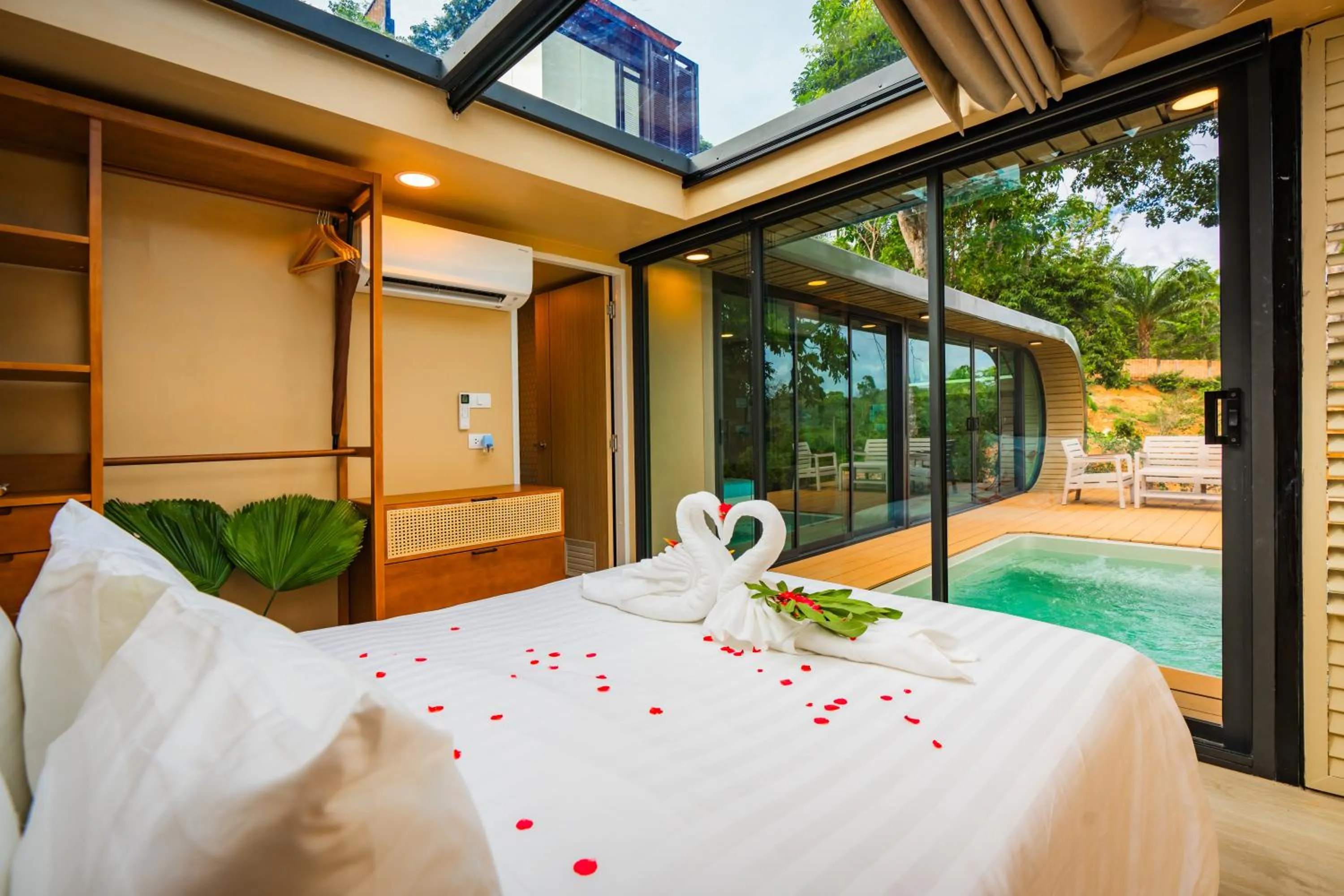 Bed in AKRA Collection Layan - Hideaway Villas